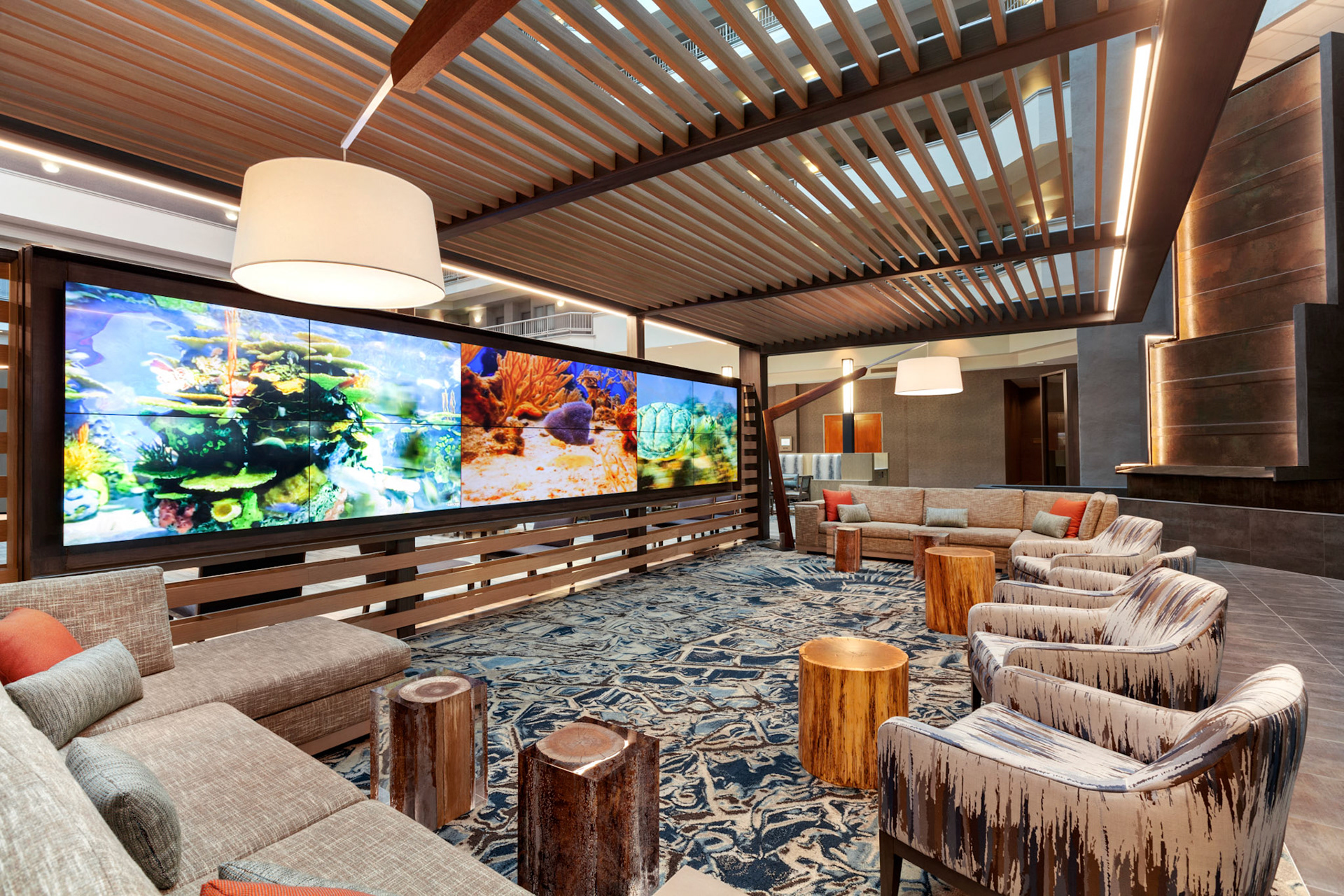 Embassy Suites - Live Aquarium Feed