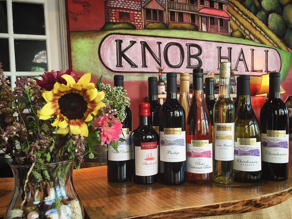 Knob Hall label design