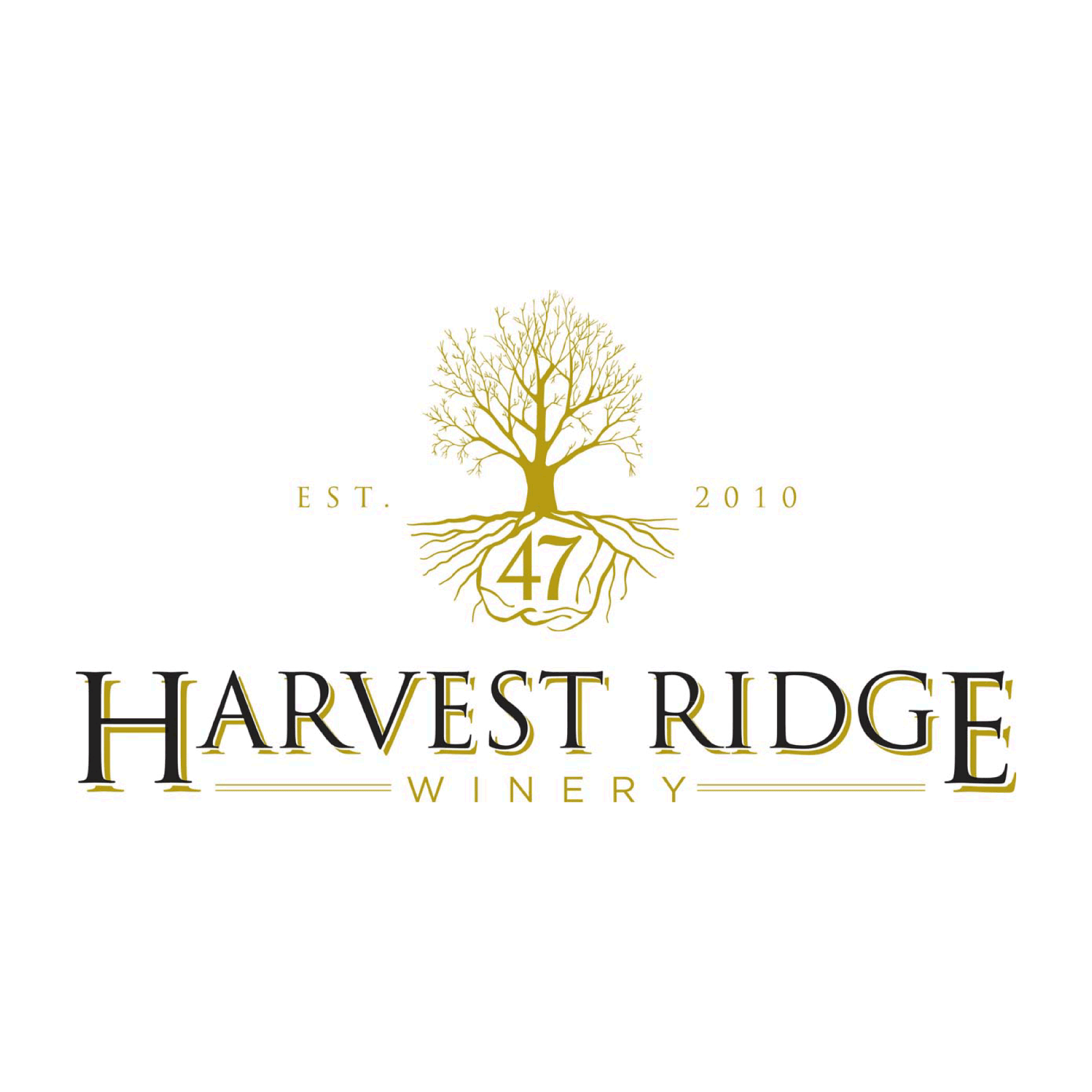 Harvest Ridge Winery logo design