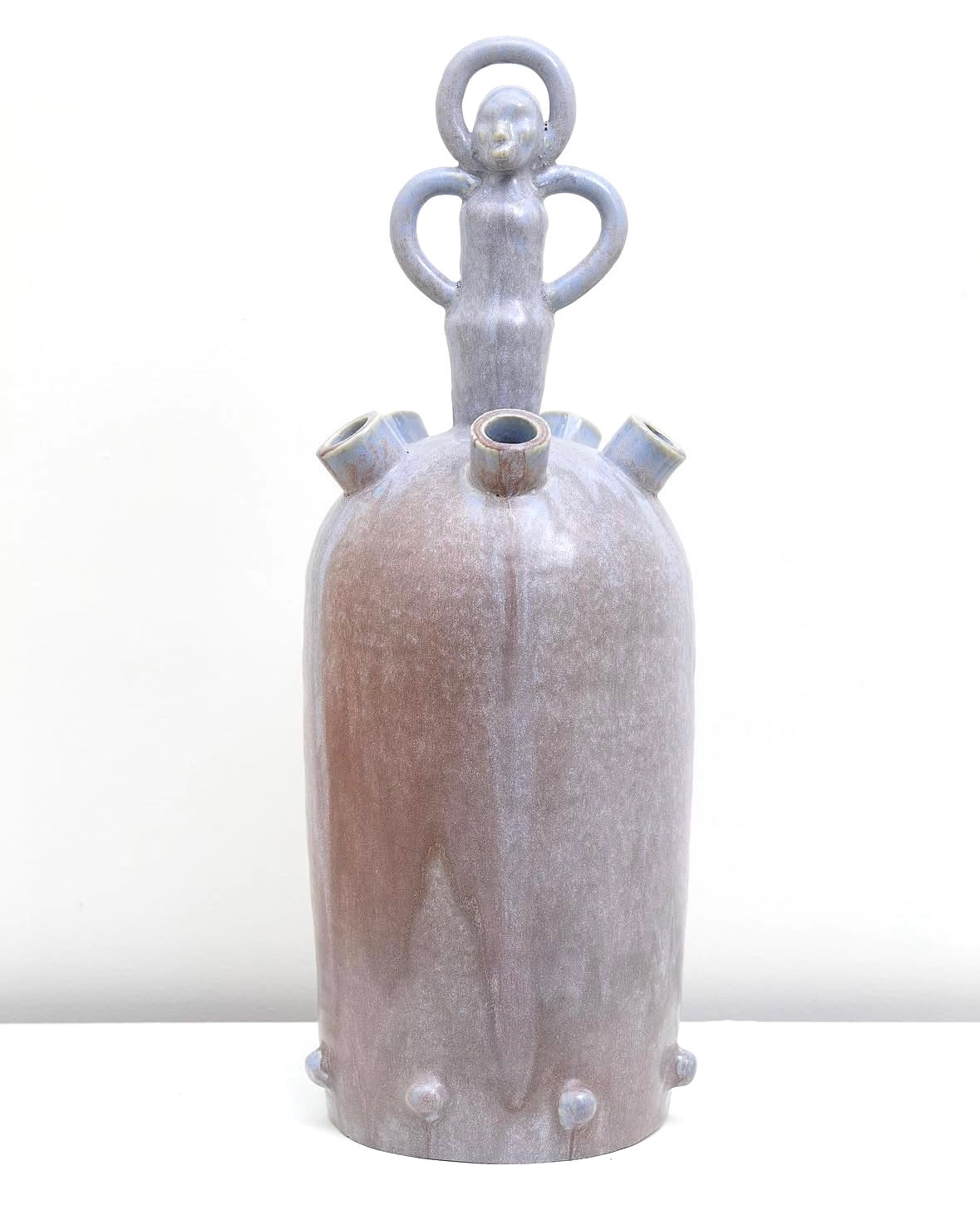 Aegean Watchtower,  (2023 ) 7.5 x 7.5 x 22 in. Ceramics