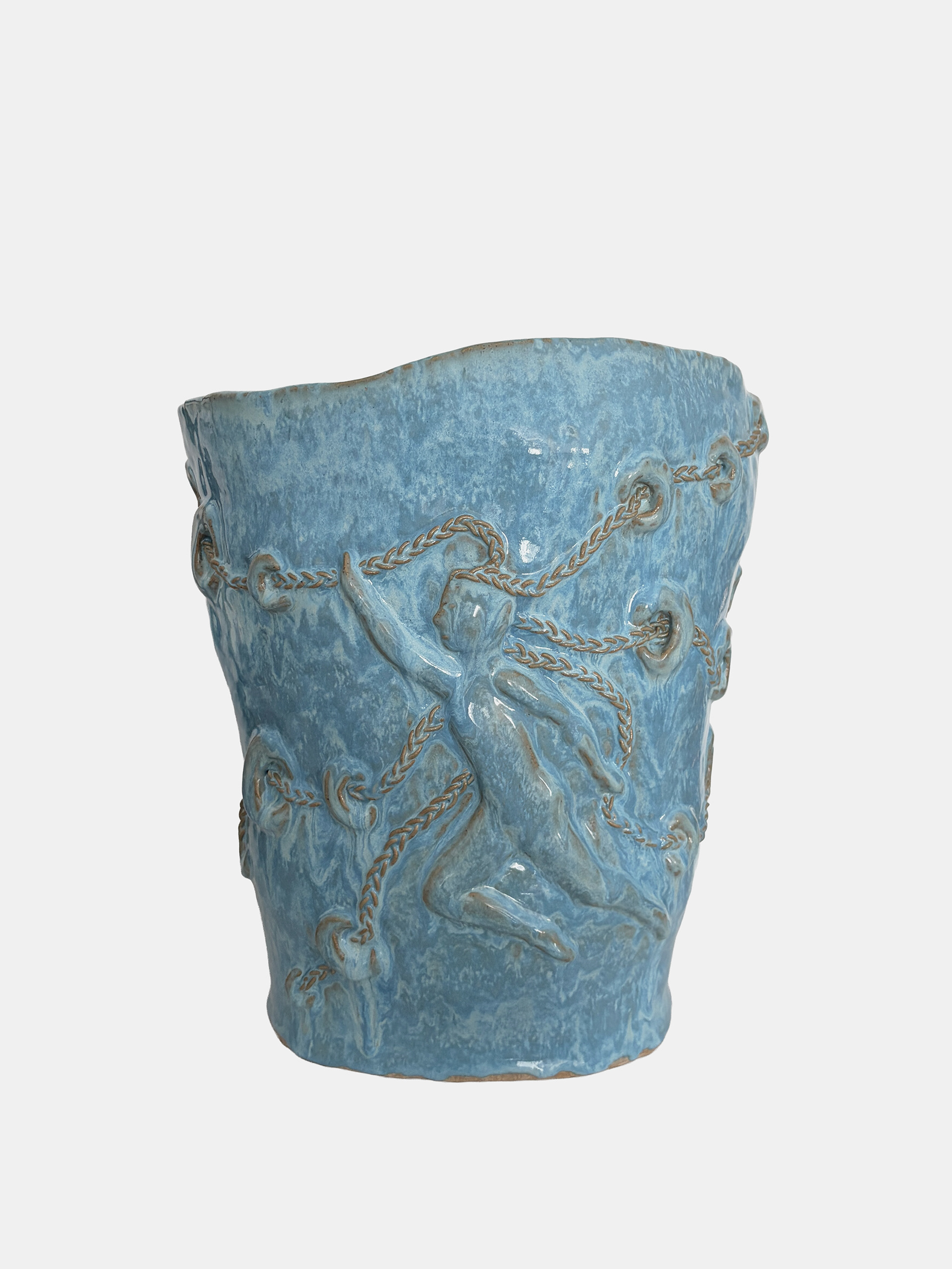 Untitled (Out-stretch),  (2026)  13 x 11.5 x 11.5 inches  Ceramics