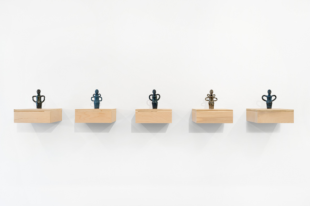 Sapphire Child Series, (2021) Approx. 7 × 5 × 2 .5 in.  Ceramics