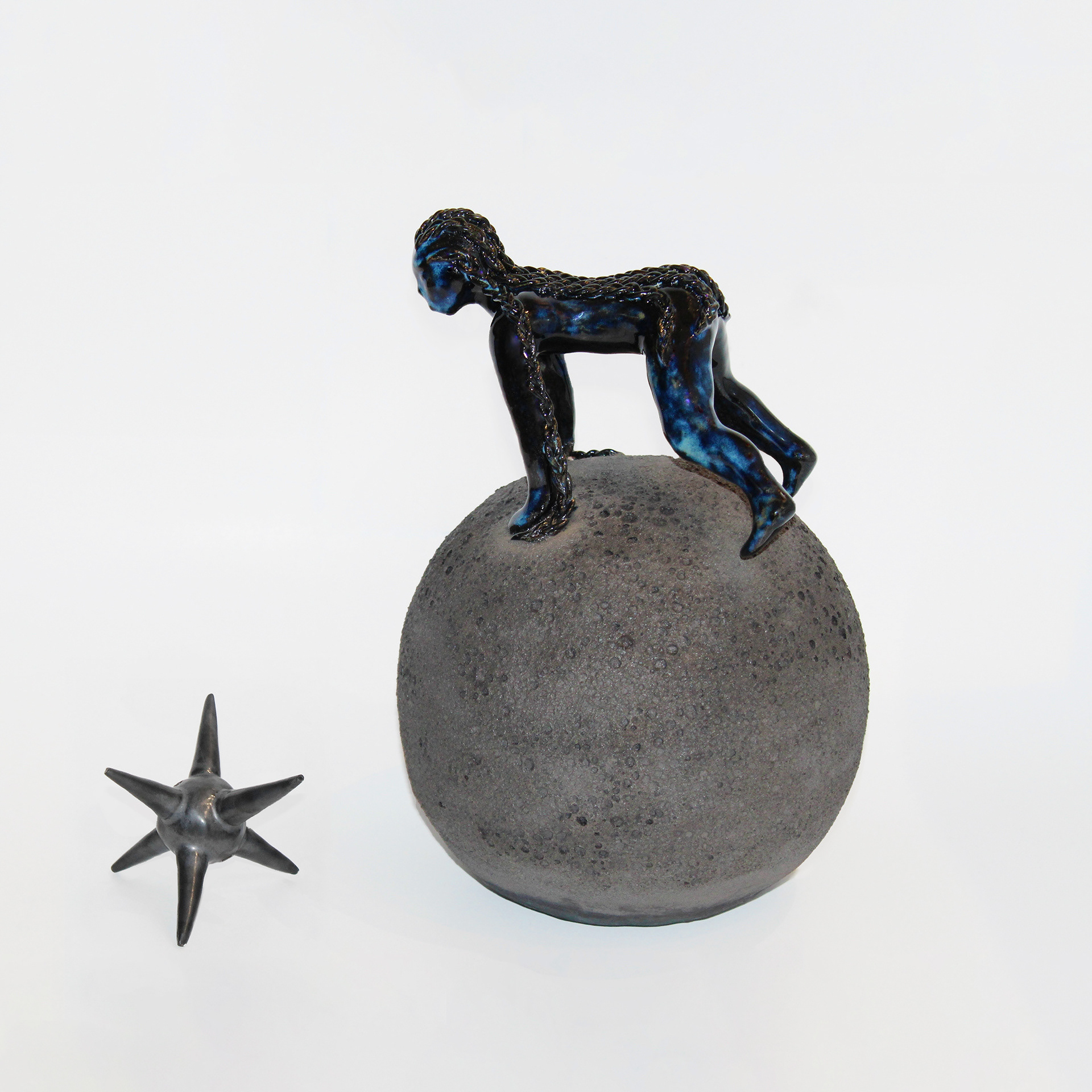 Alight, (2024)  11 x 7 x 7 in. Ceramics