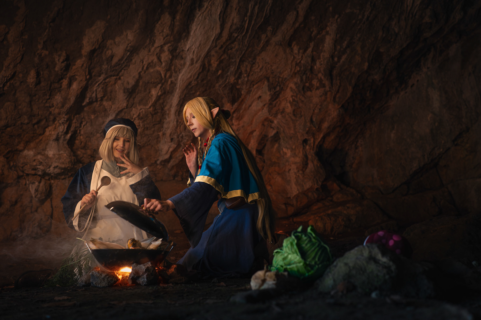 Falin (@sahhki) & Marcille (@martagocosplay)
