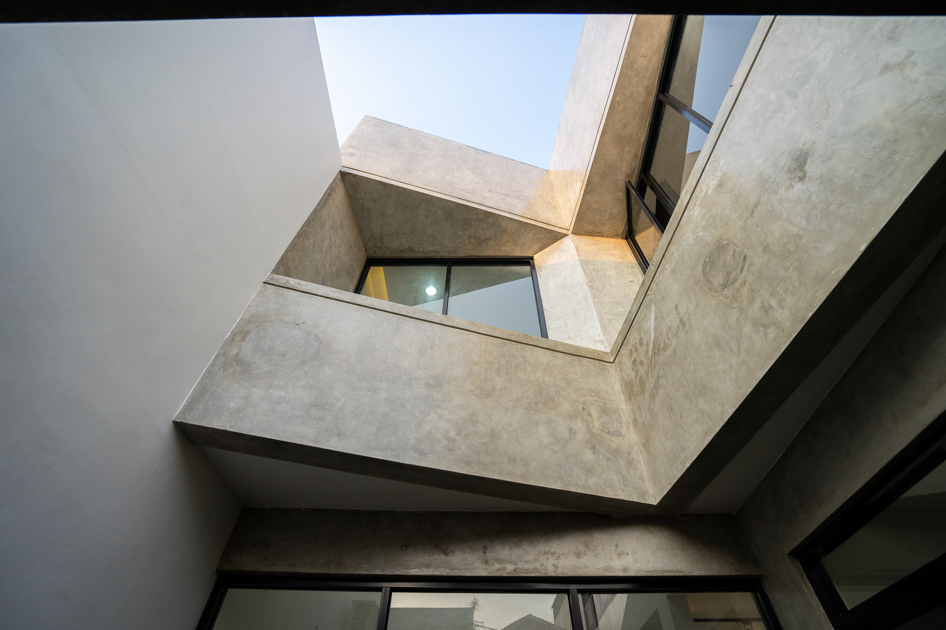 Fasad Desain Rumah Modern Kontemporer Arsitektur Rumah DAoleh Studio Slenpan