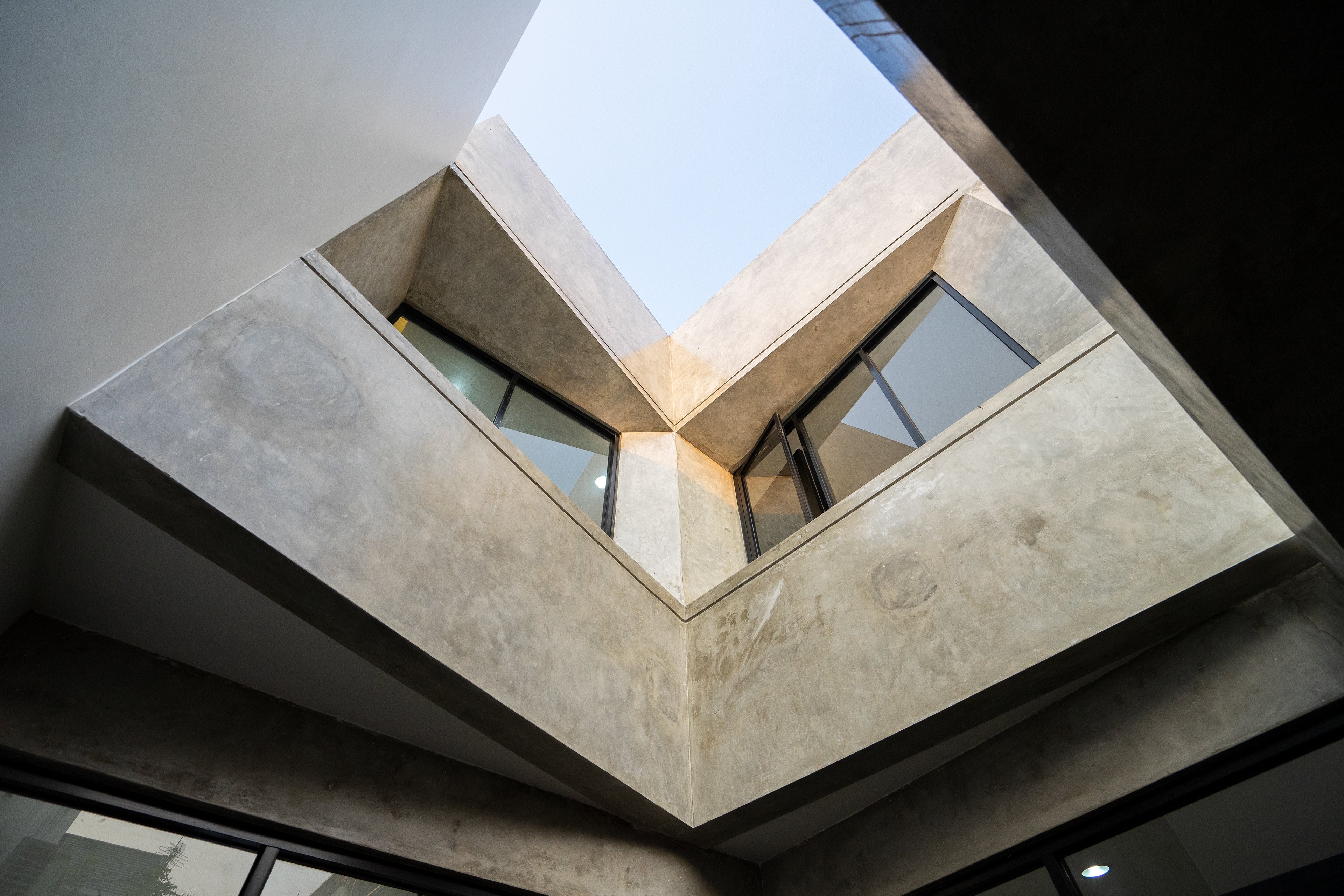 Fasad Desain Rumah Modern Kontemporer Arsitektur Rumah DAoleh Studio Slenpan