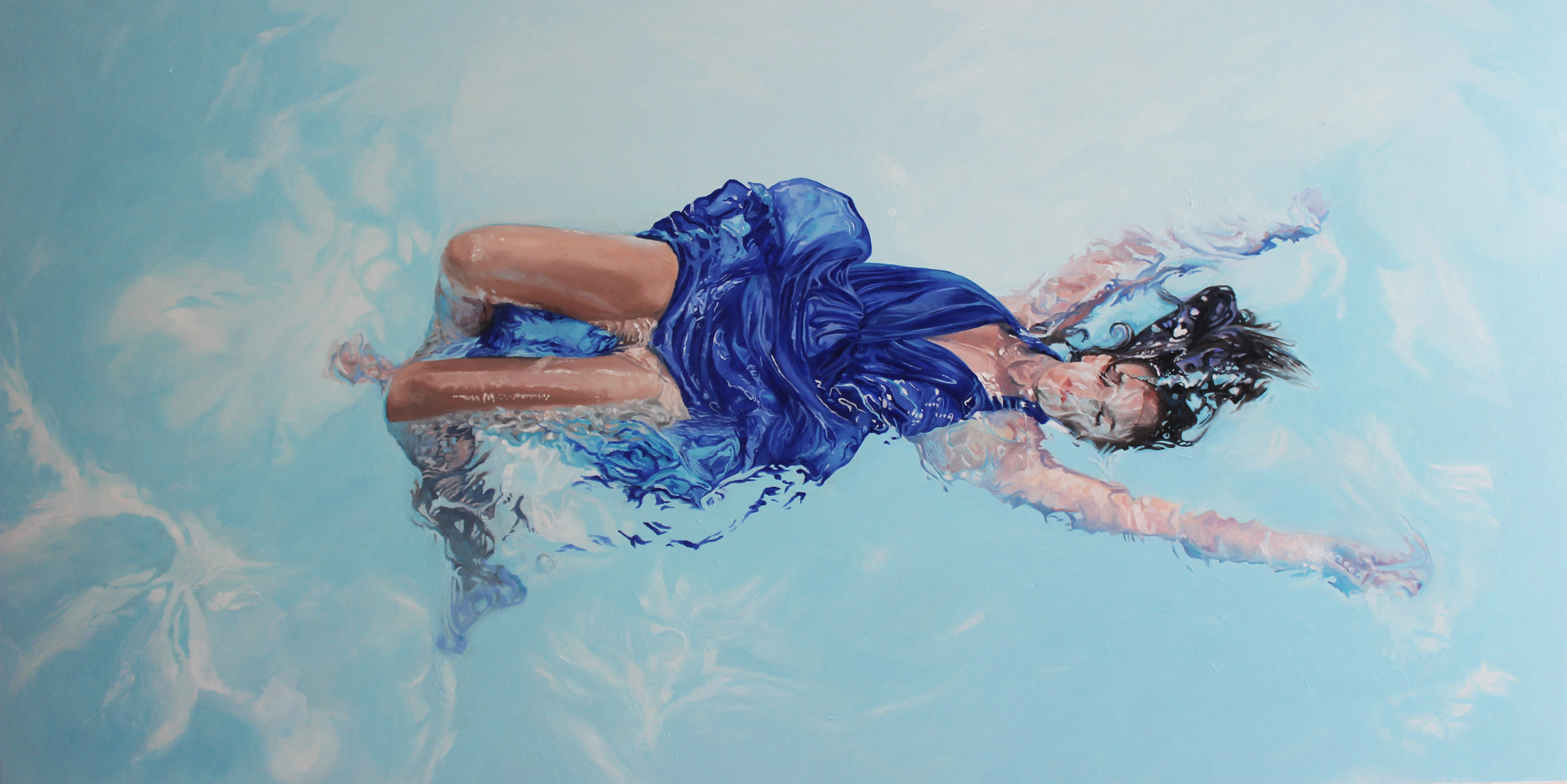 Bloom, Oil on Wood, 36x72"