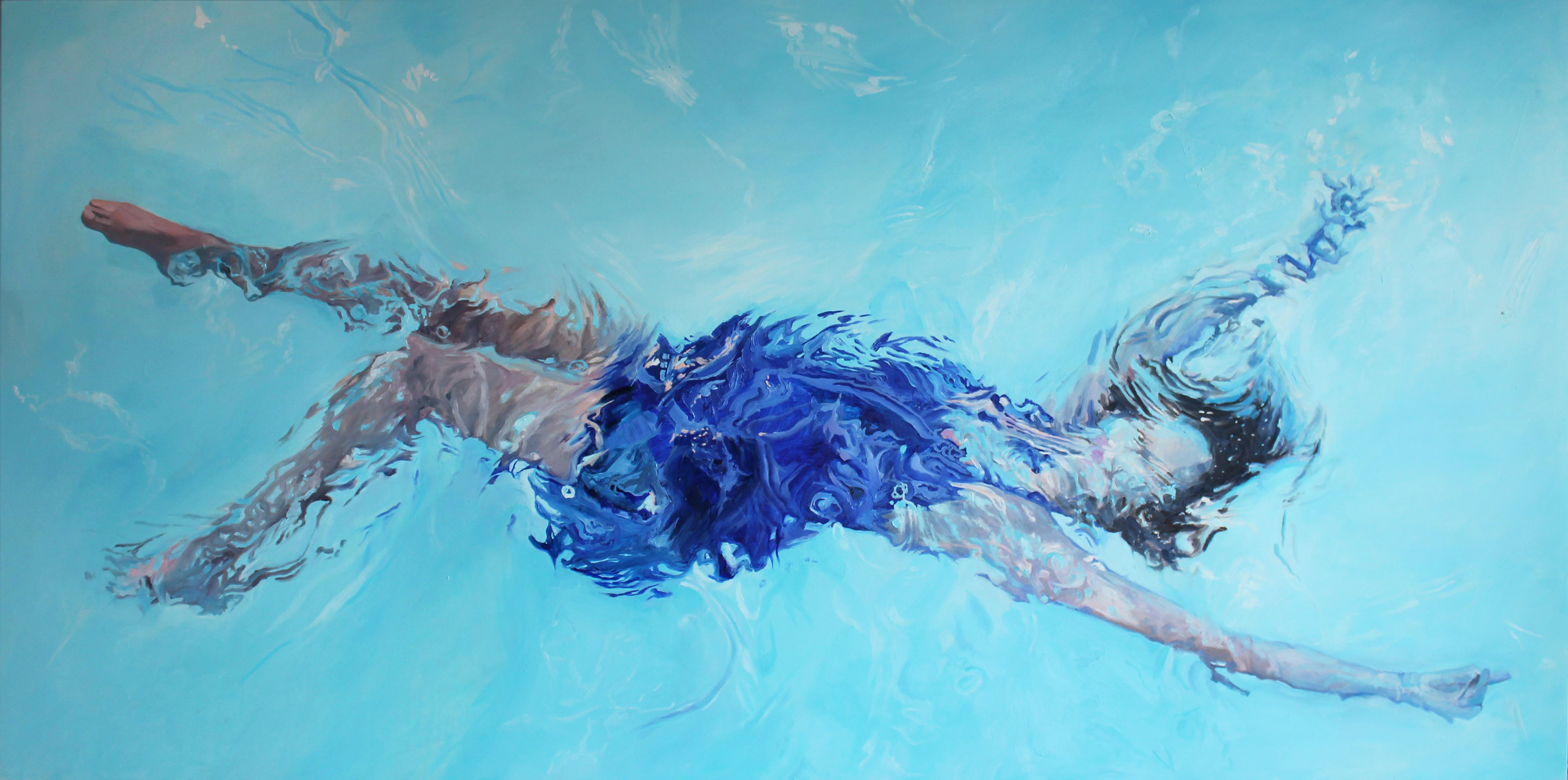 Bloom II, Oil on Wood, 36x72"