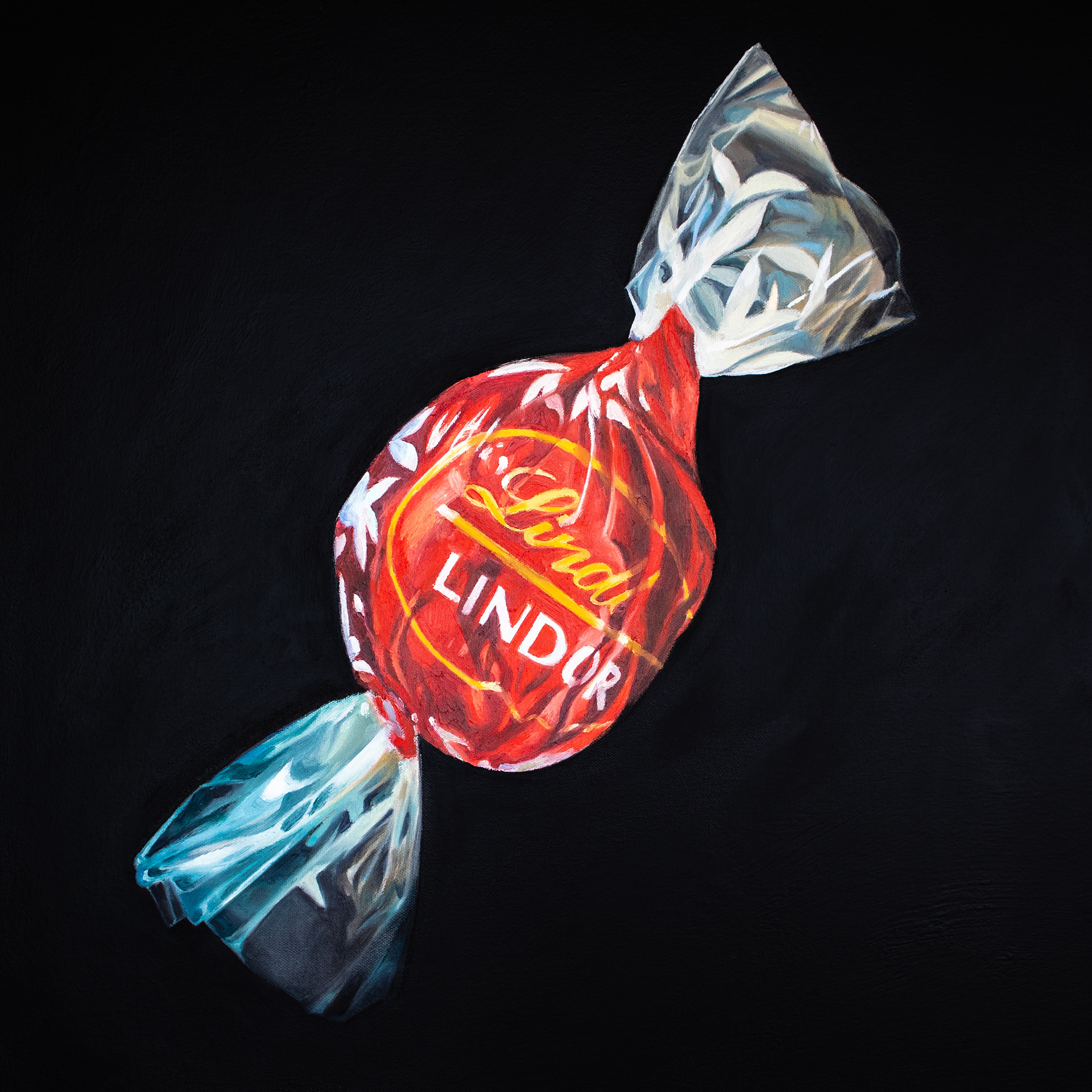 Lindt 24x24" Oil on Canvas 