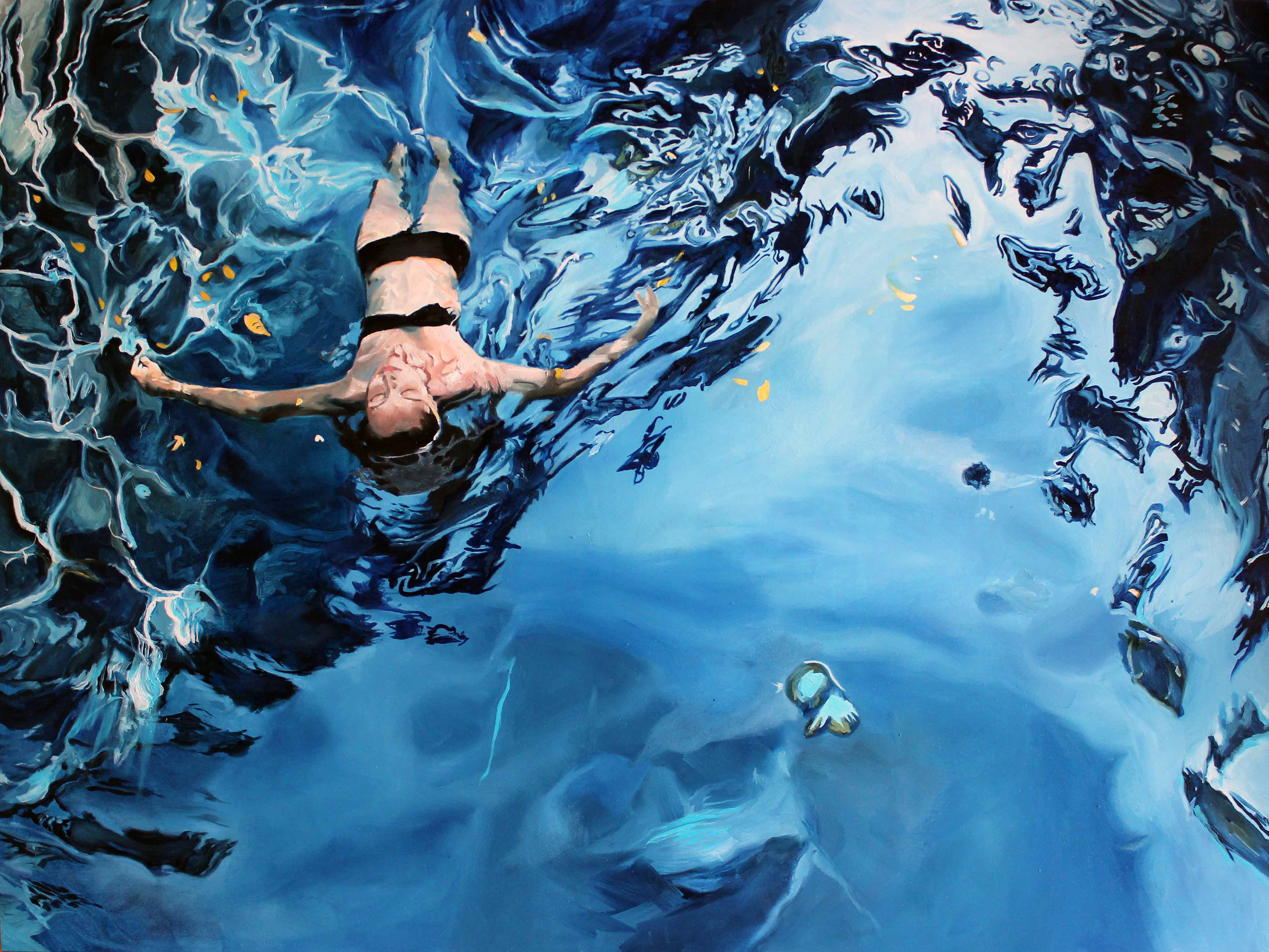 SOLD. 36x48" Oil on Wood.
