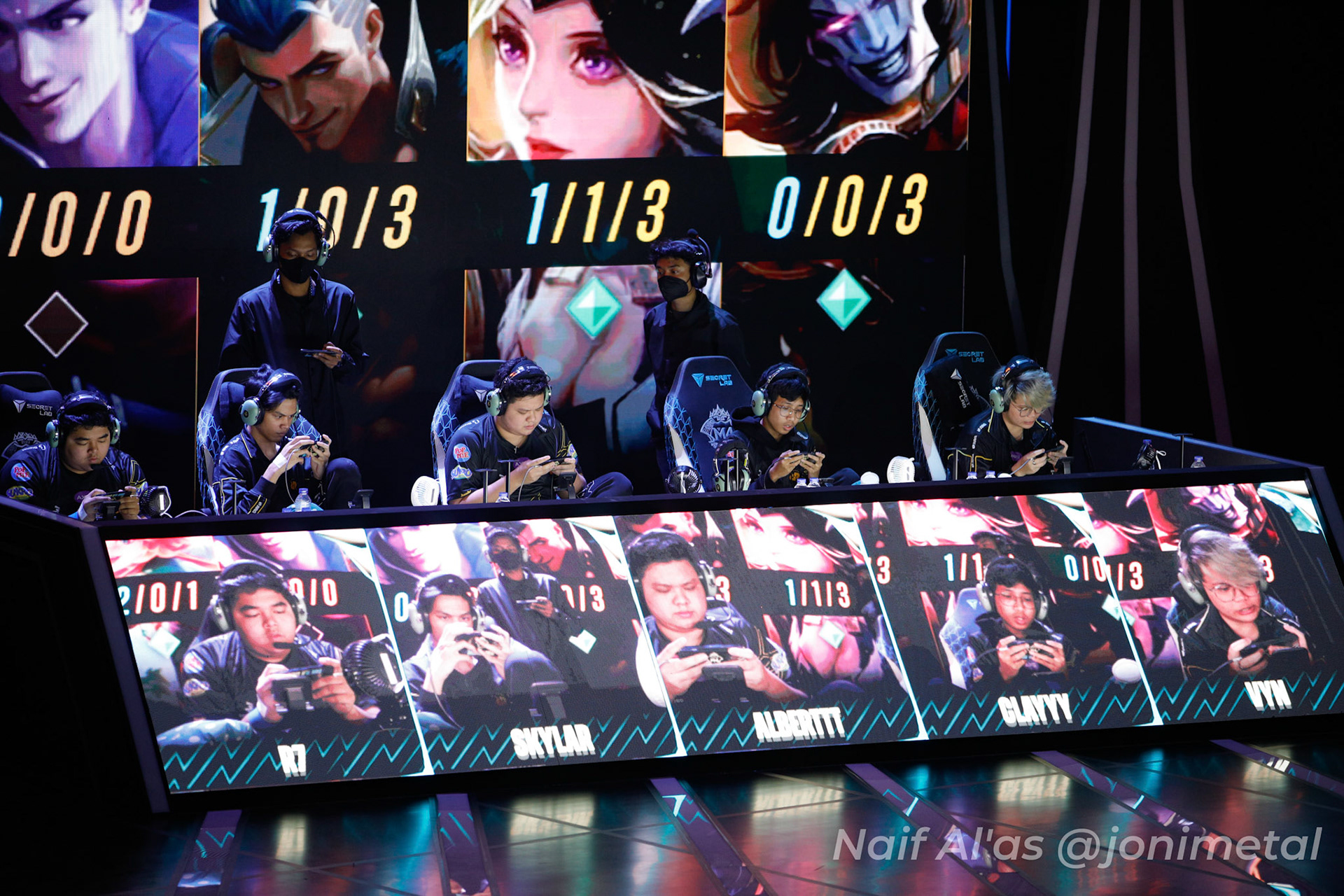 Jumat, 14 Januari 2023. M4 - Playoff Day 7 - Mobile Legends M4 World Championship di Tennis Indoor Senayan, Jakarta