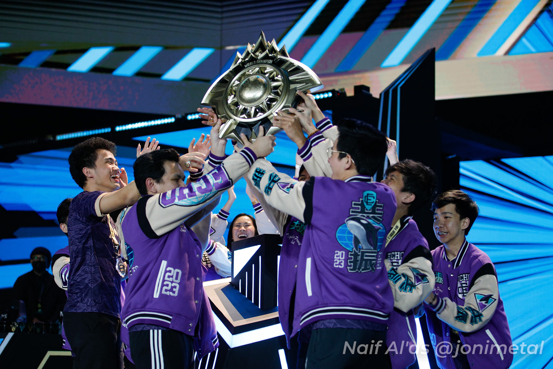 Minggu, 15 Januari 2023. M4 - Playoff Day 9 - Mobile Legends M4 World Championship di Tennis Indoor Senayan, Jakarta