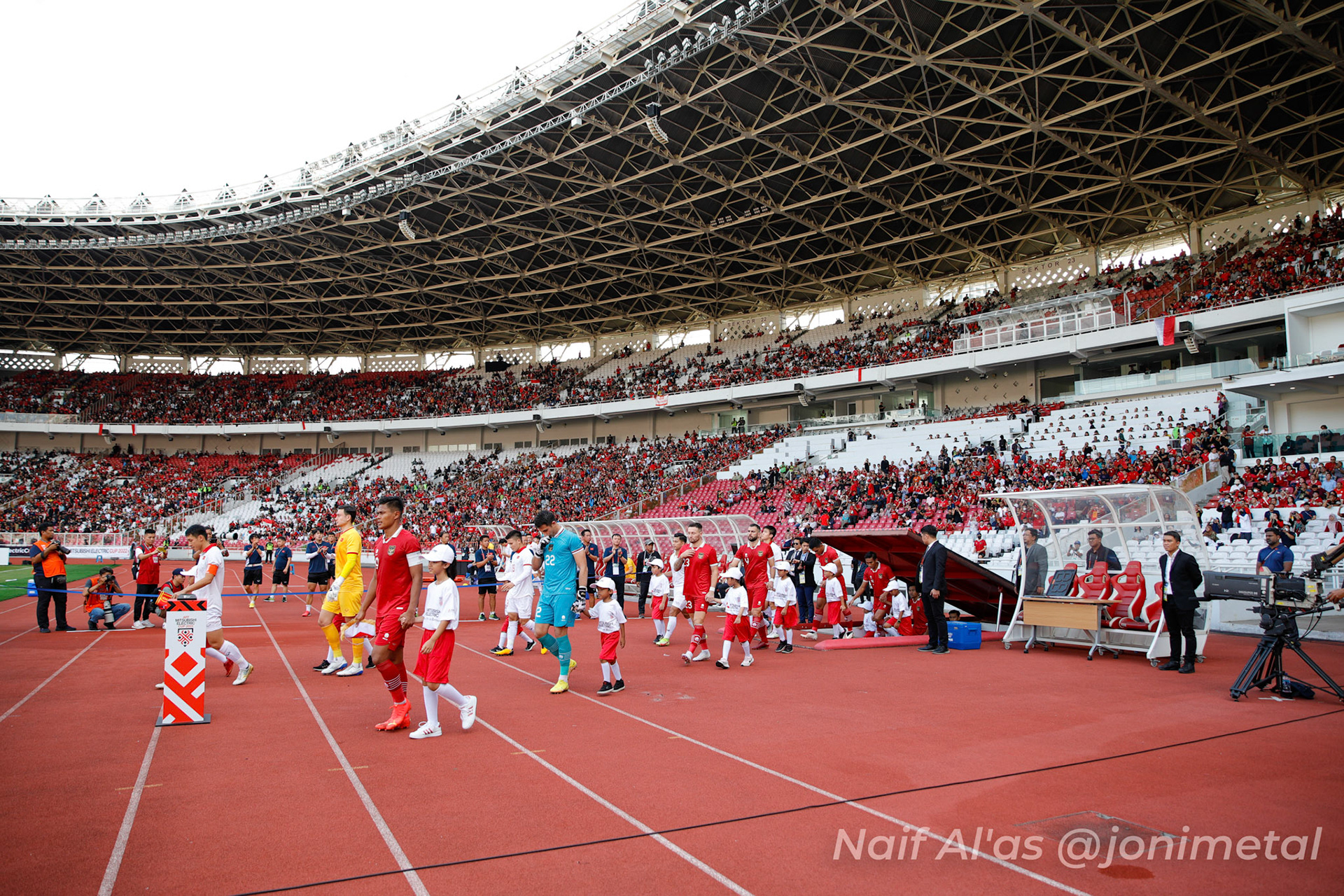 Jumat, 6 Januari 2022. AFF2022 - Semifinal, Leg 1 - Indonesia 0-0 Vietnam di Stadion Utama Gelora Bung Karno, Senayan - Jakarta