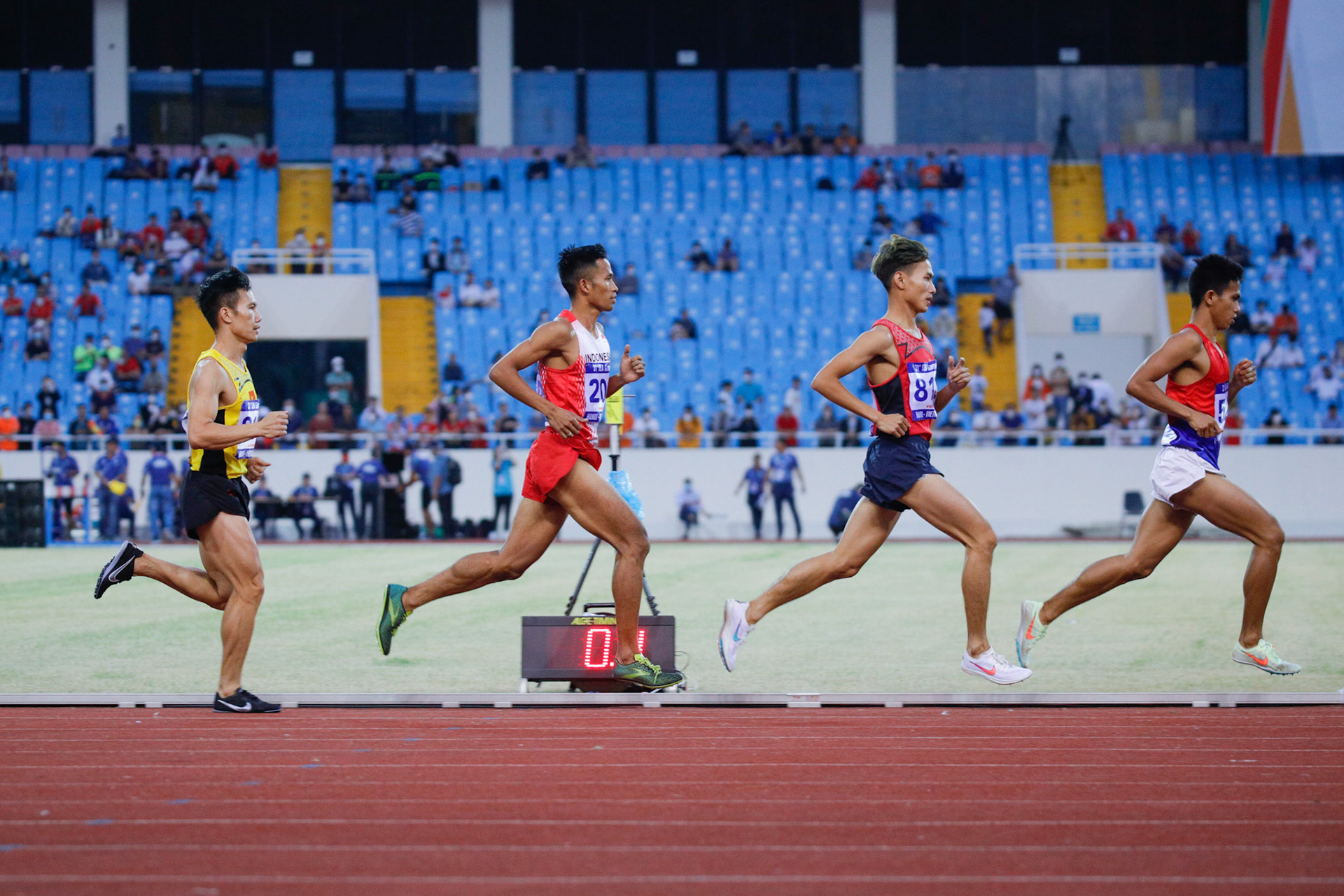 Senin, 16 Mei 2022. NOC - SEAG21 - NAIF - PHO - Day 10 - Athletics - Atjong Purwanto Tio, Men's 3000m Steeplechase,  Bronze Medal Ceremony di My Dinh National Stadium, Hanoi - Vietnam