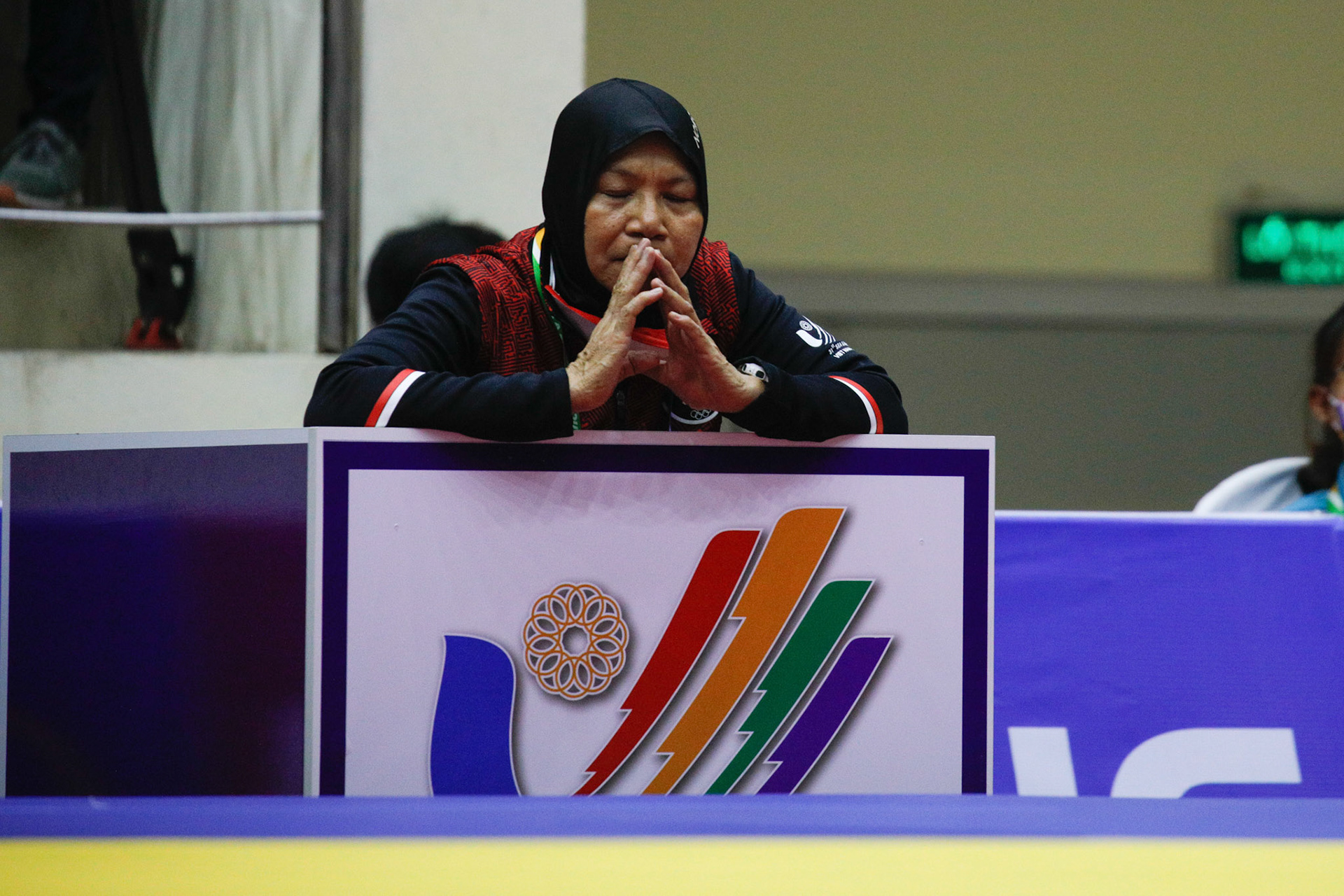 Kamis, 18 Mei 2022. NOC - SEAG21 - NAIF - PHO - Day 14 - Judo - Thi Bich Ngoc Nguyen (VIE) 1-0 Ni Kadek Anny Pandini (INA), Women's -57kg Bronze Match di Hoai Duc Gymnasium, Hanoi - Vietnam