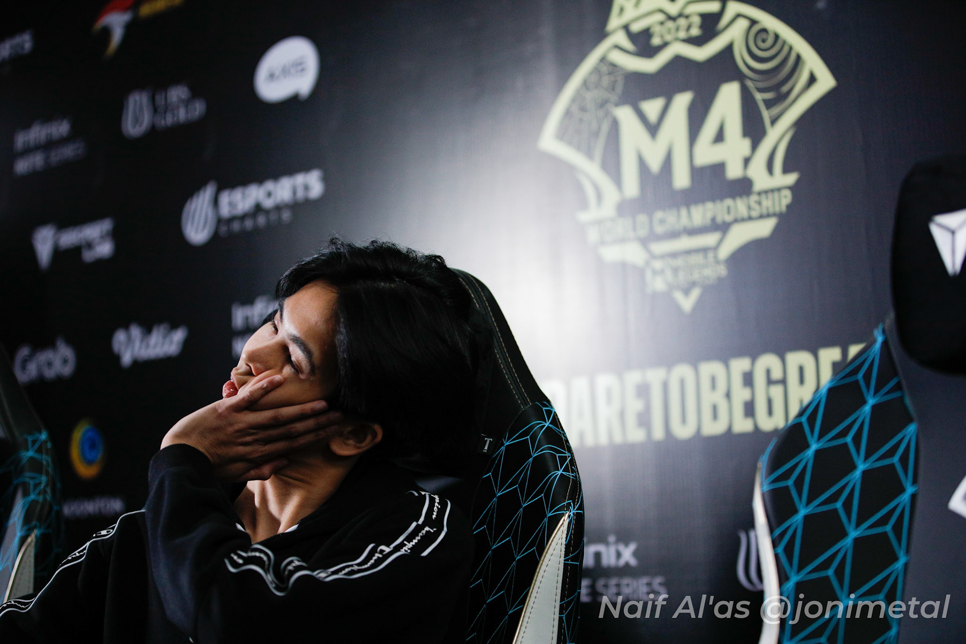 Minggu, 15 Januari 2023. M4 - Playoff Day 9 - Mobile Legends M4 World Championship di Tennis Indoor Senayan, Jakarta