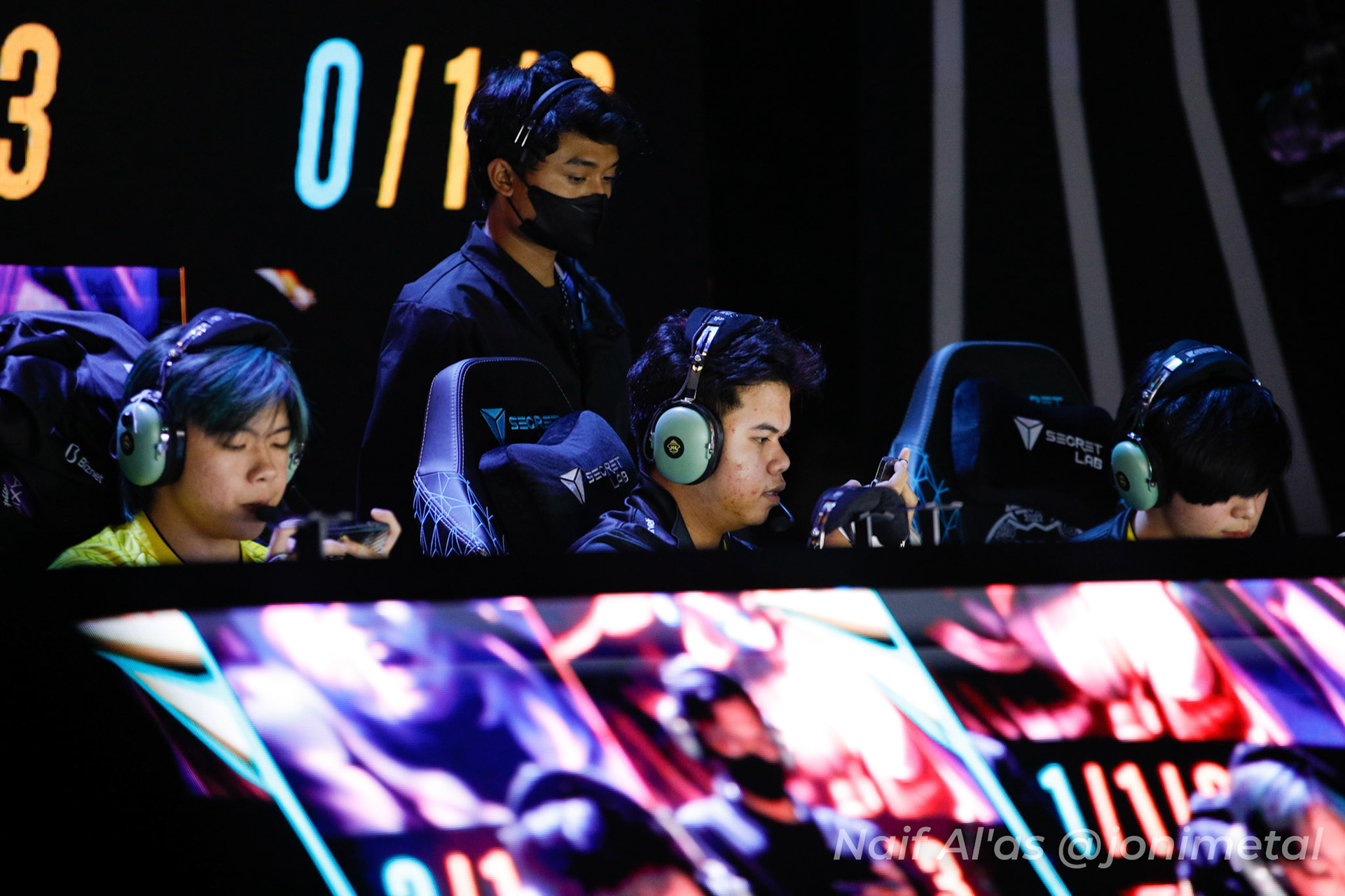 Kamis, 12 Januari 2023 . M4 - Playoff Day 6 - Mobile Legends M4 World Championship di Tennis Indoor Senayan, Jakarta