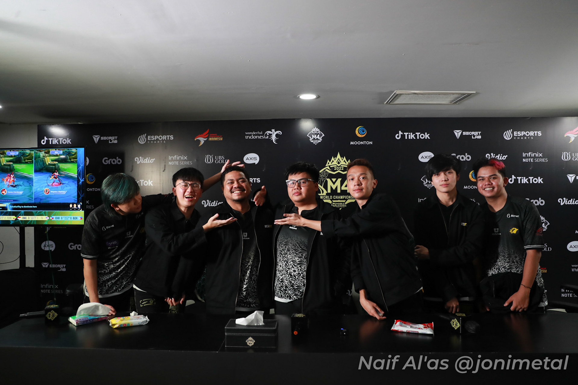 Jumat, 14 Januari 2023. M4 - Playoff Day 7 - Mobile Legends M4 World Championship di Tennis Indoor Senayan, Jakarta