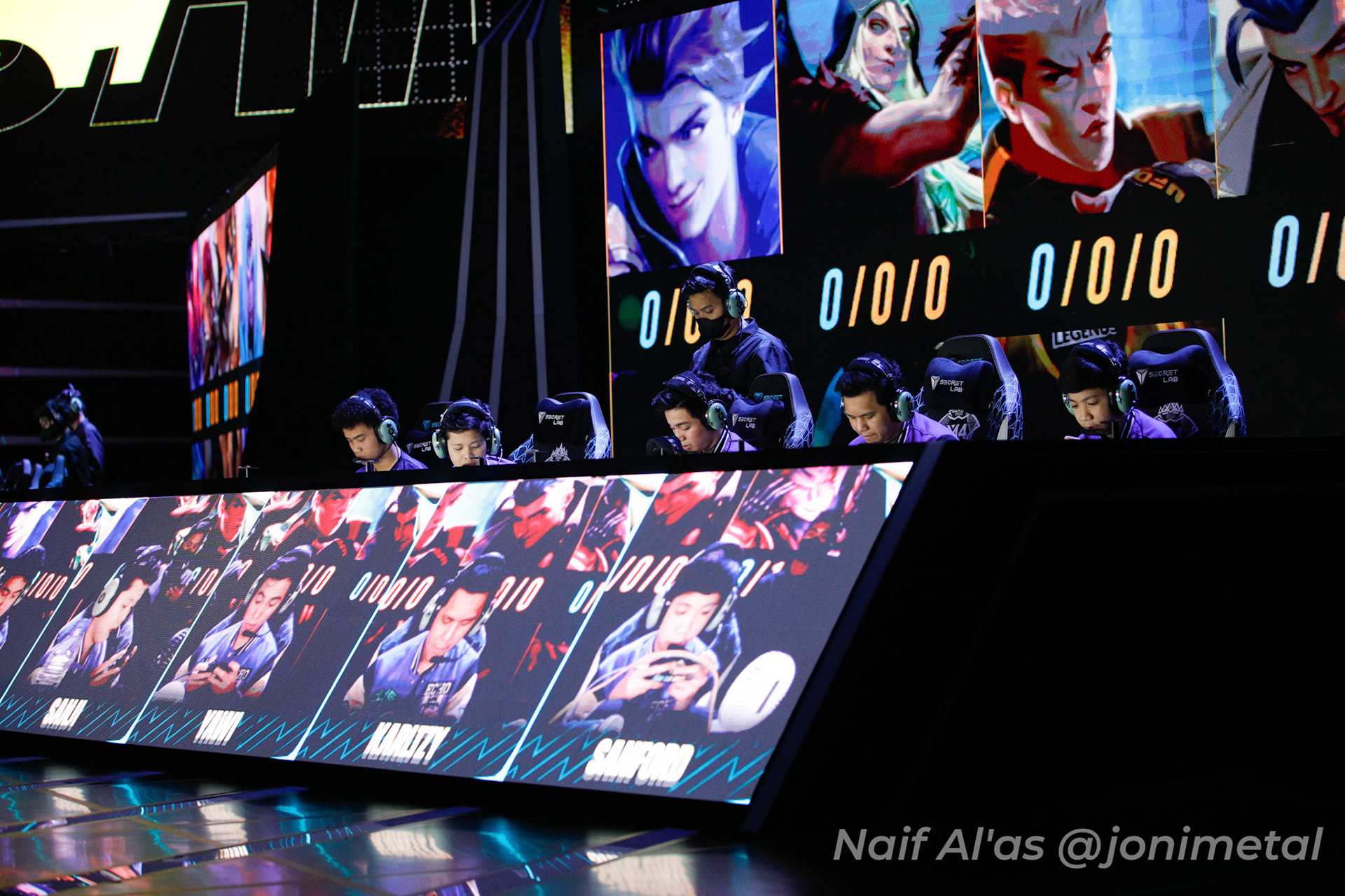 Kamis, 12 Januari 2023 . M4 - Playoff Day 6 - Mobile Legends M4 World Championship di Tennis Indoor Senayan, Jakarta