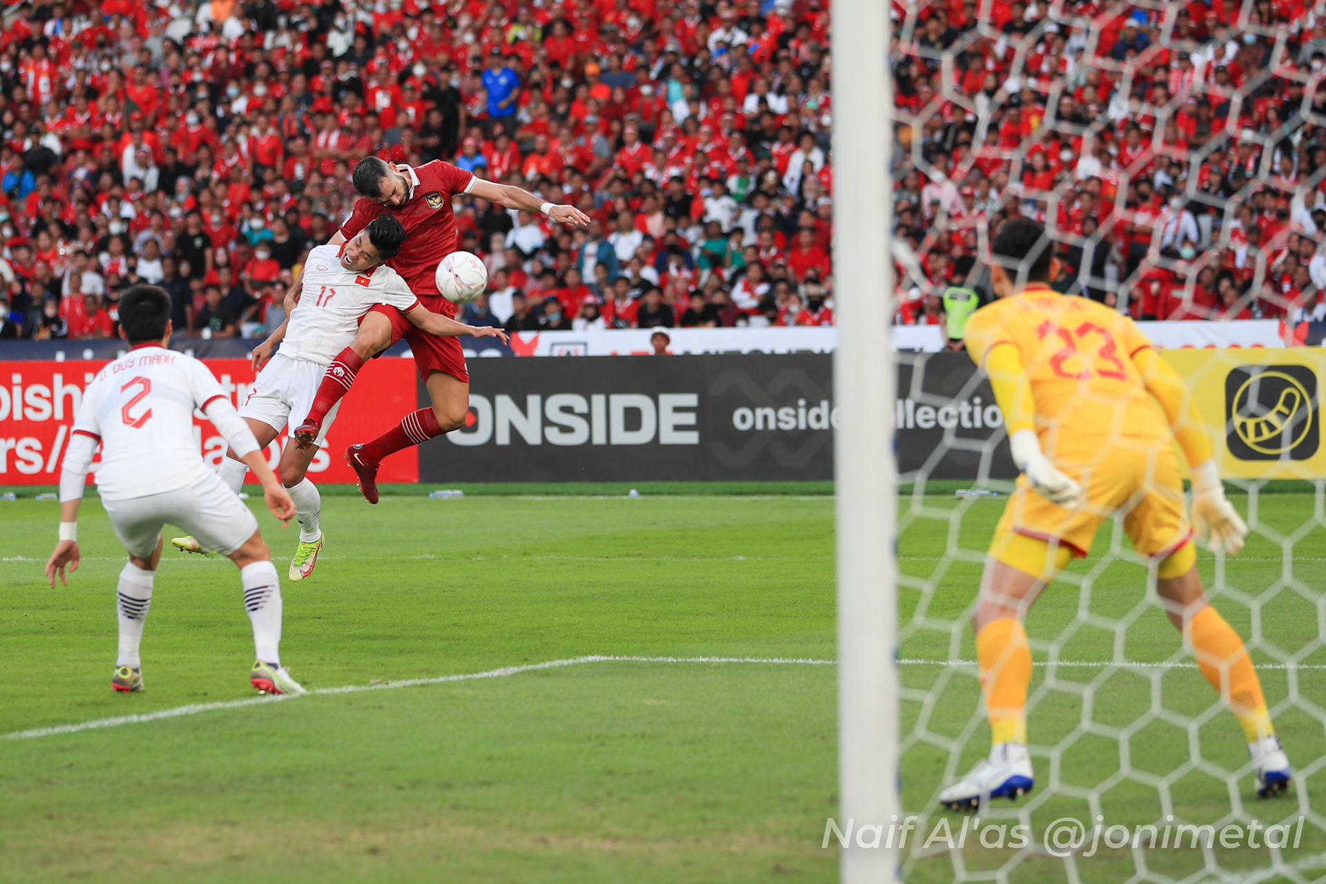 Jumat, 6 Januari 2022. AFF2022 - Semifinal, Leg 1 - Indonesia 0-0 Vietnam di Stadion Utama Gelora Bung Karno, Senayan - Jakarta