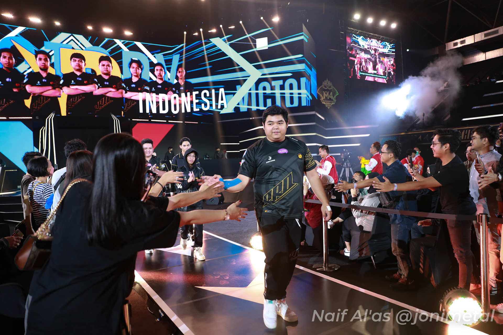 Jumat, 14 Januari 2023. M4 - Playoff Day 7 - Mobile Legends M4 World Championship di Tennis Indoor Senayan, Jakarta