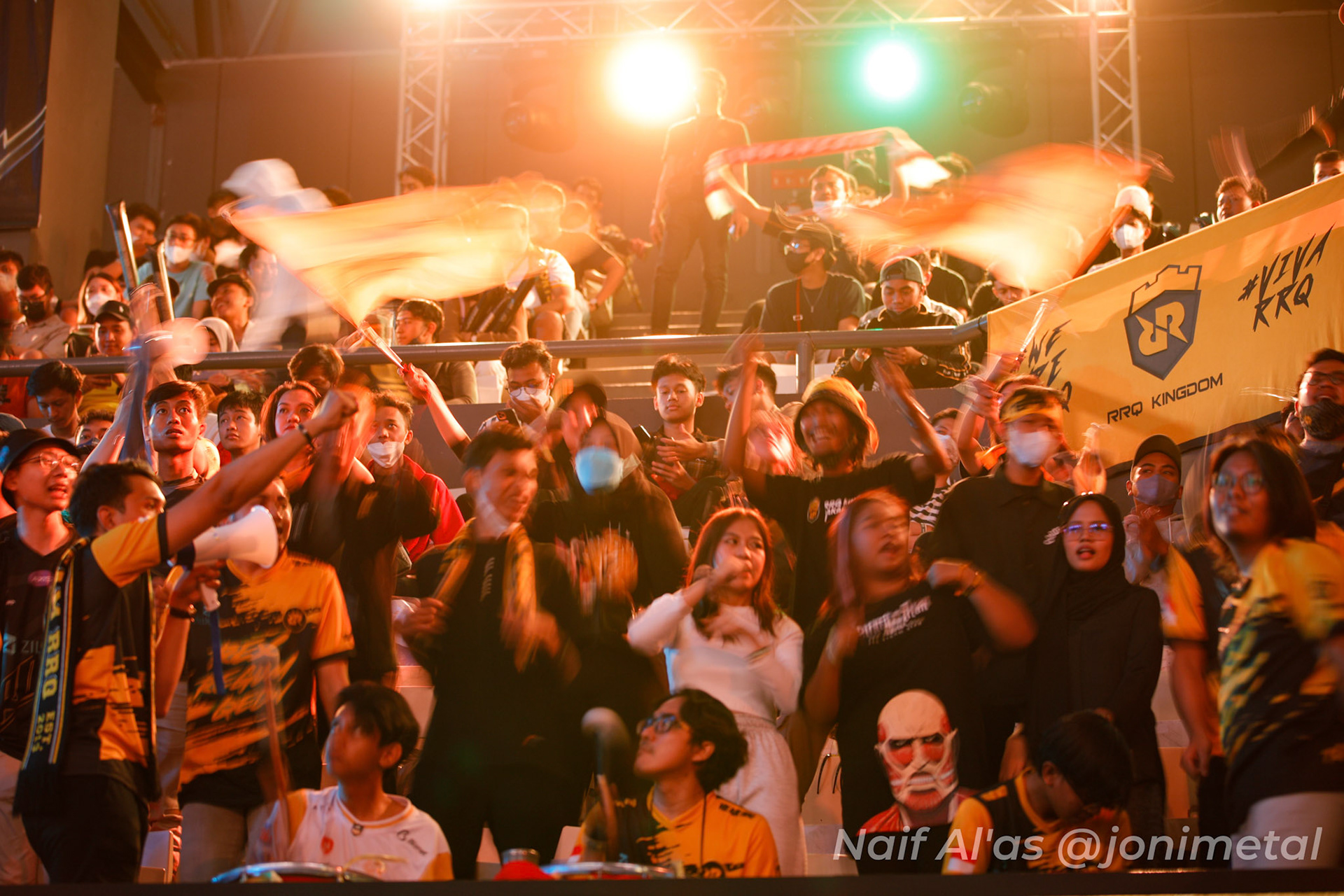 Sabtu, 14 Januari 2023. M4 - Playoff Day 8 - Mobile Legends M4 World Championship di Tennis Indoor Senayan, Jakarta