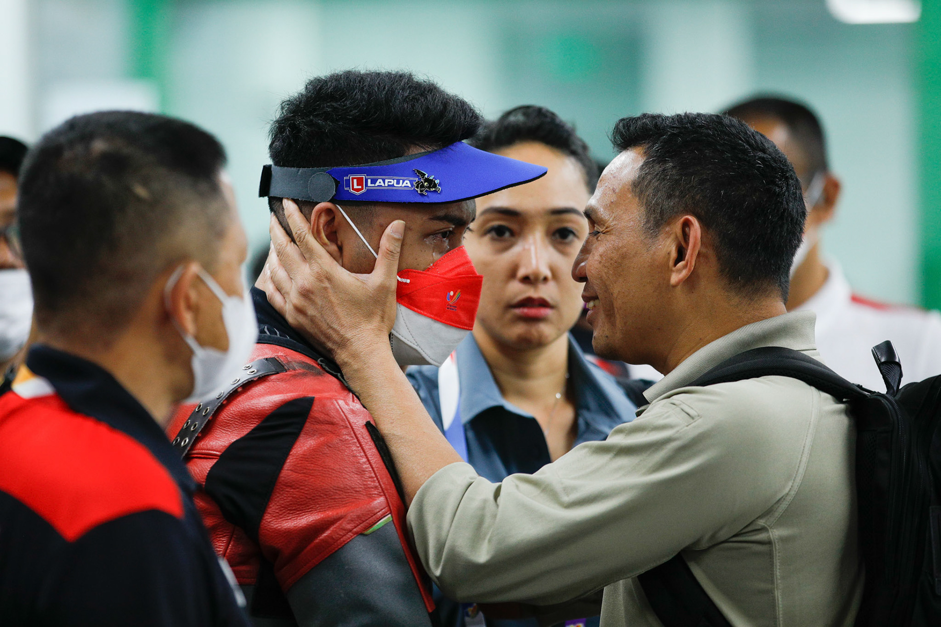 Rabu, 18 Mei 2022. NOC - SEAG21 - NAIF - PHO - Day 13 - Shooting - Fathur Gustafian-Citra Dewi Resti, Mixed Team 10m Air Rifle Qualifier di National Sport Training Center, Hanoi - Vietnam