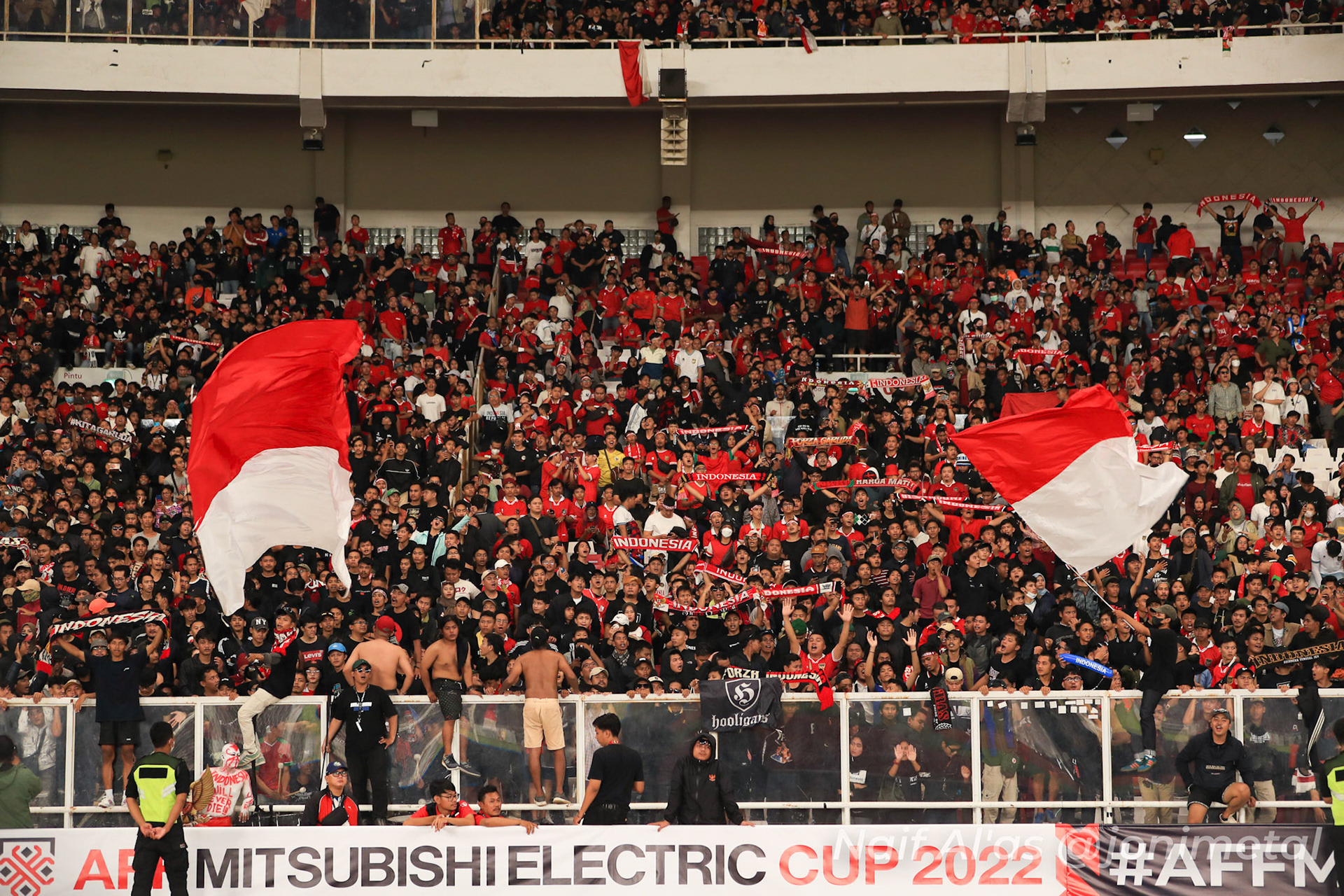 Jumat, 6 Januari 2022. AFF2022 - Semifinal, Leg 1 - Indonesia 0-0 Vietnam di Stadion Utama Gelora Bung Karno, Senayan - Jakarta