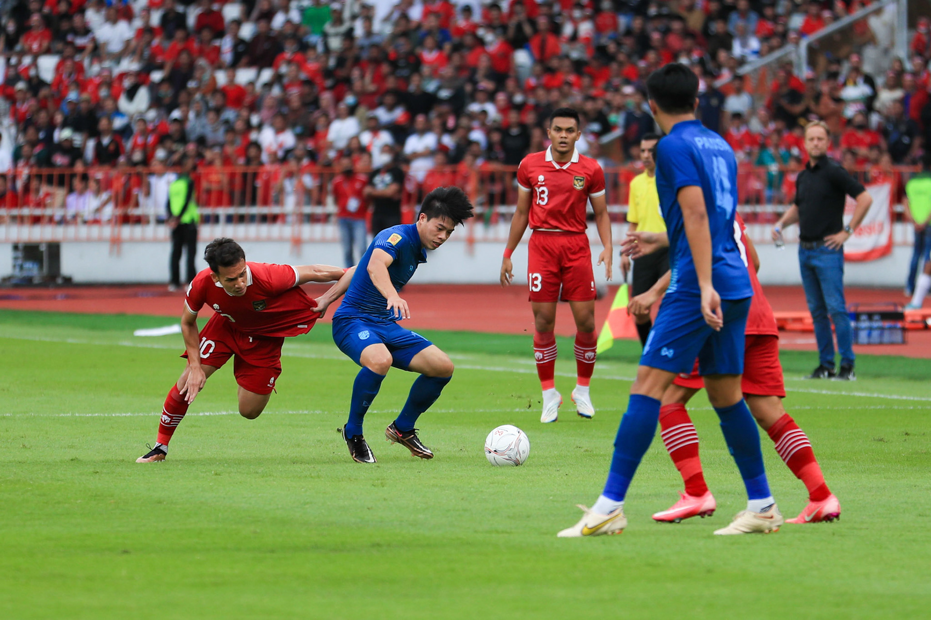 Kamis, 29 Desember 2022. AFF2022 - Group A - Indonesia 1-1 Thailand di Stadion Utama Gelora Bung Karno, Senayan - Jakarta