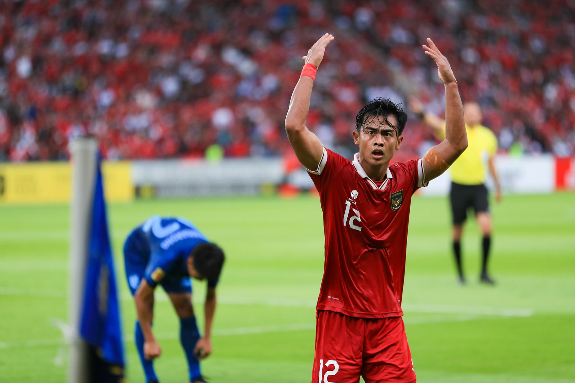 Kamis, 29 Desember 2022. AFF2022 - Group A - Indonesia 1-1 Thailand di Stadion Utama Gelora Bung Karno, Senayan - Jakarta