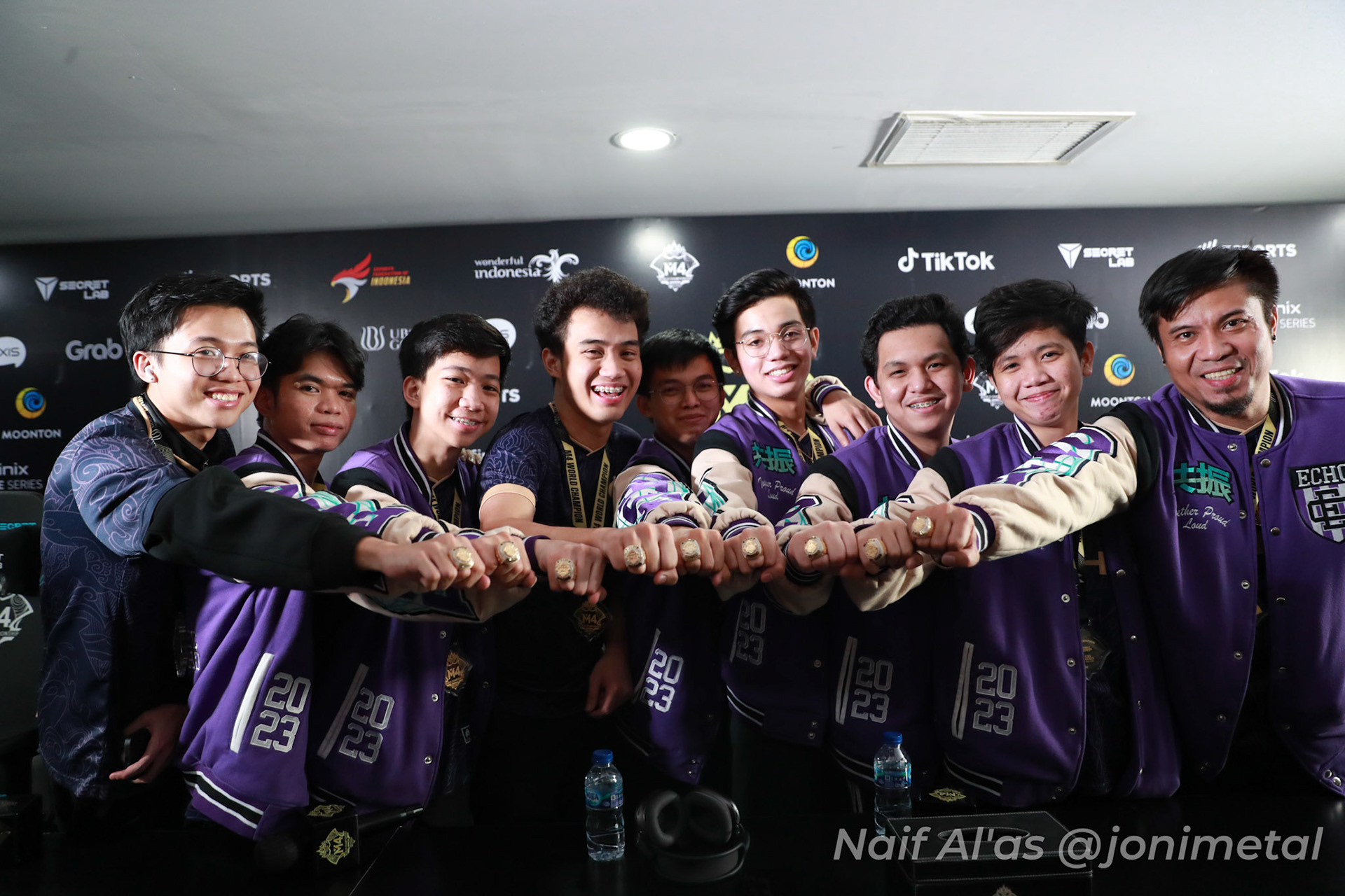 Minggu, 15 Januari 2023. M4 - Playoff Day 9 - Mobile Legends M4 World Championship di Tennis Indoor Senayan, Jakarta