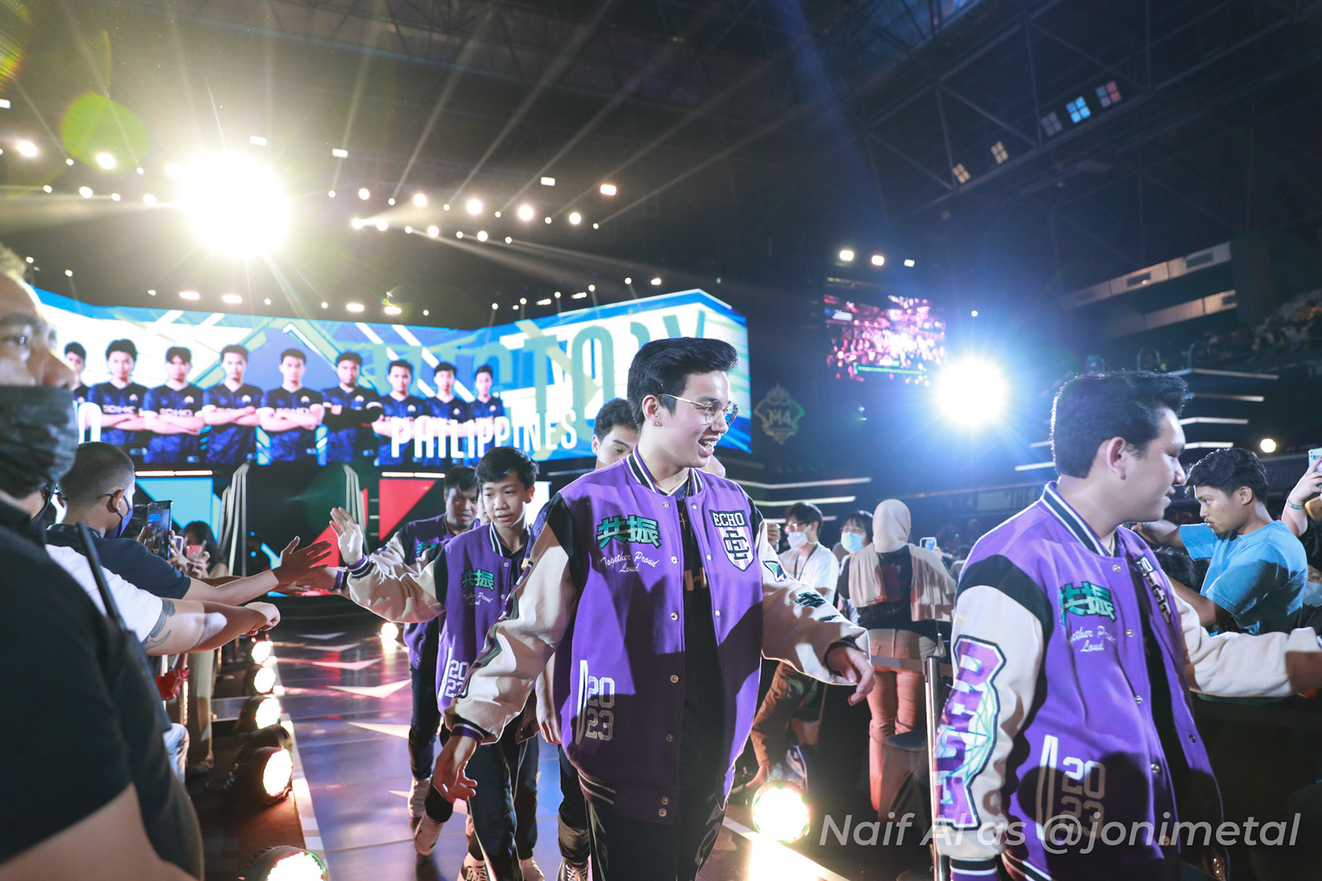 Sabtu, 14 Januari 2023. M4 - Playoff Day 8 - Mobile Legends M4 World Championship di Tennis Indoor Senayan, Jakarta