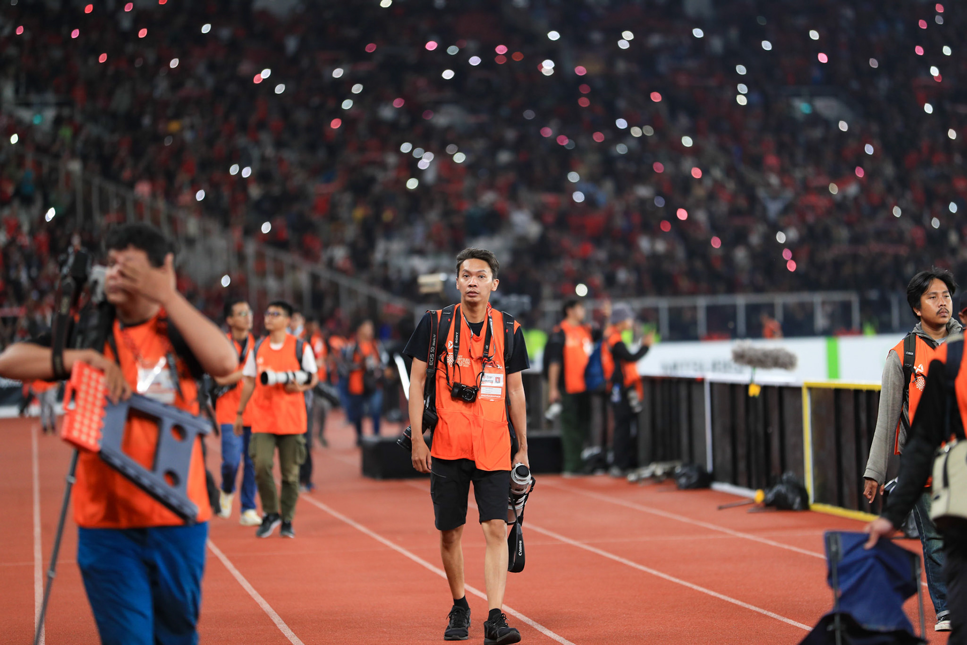 Kamis, 29 Desember 2022. AFF2022 - Group A - Indonesia 1-1 Thailand di Stadion Utama Gelora Bung Karno, Senayan - Jakarta