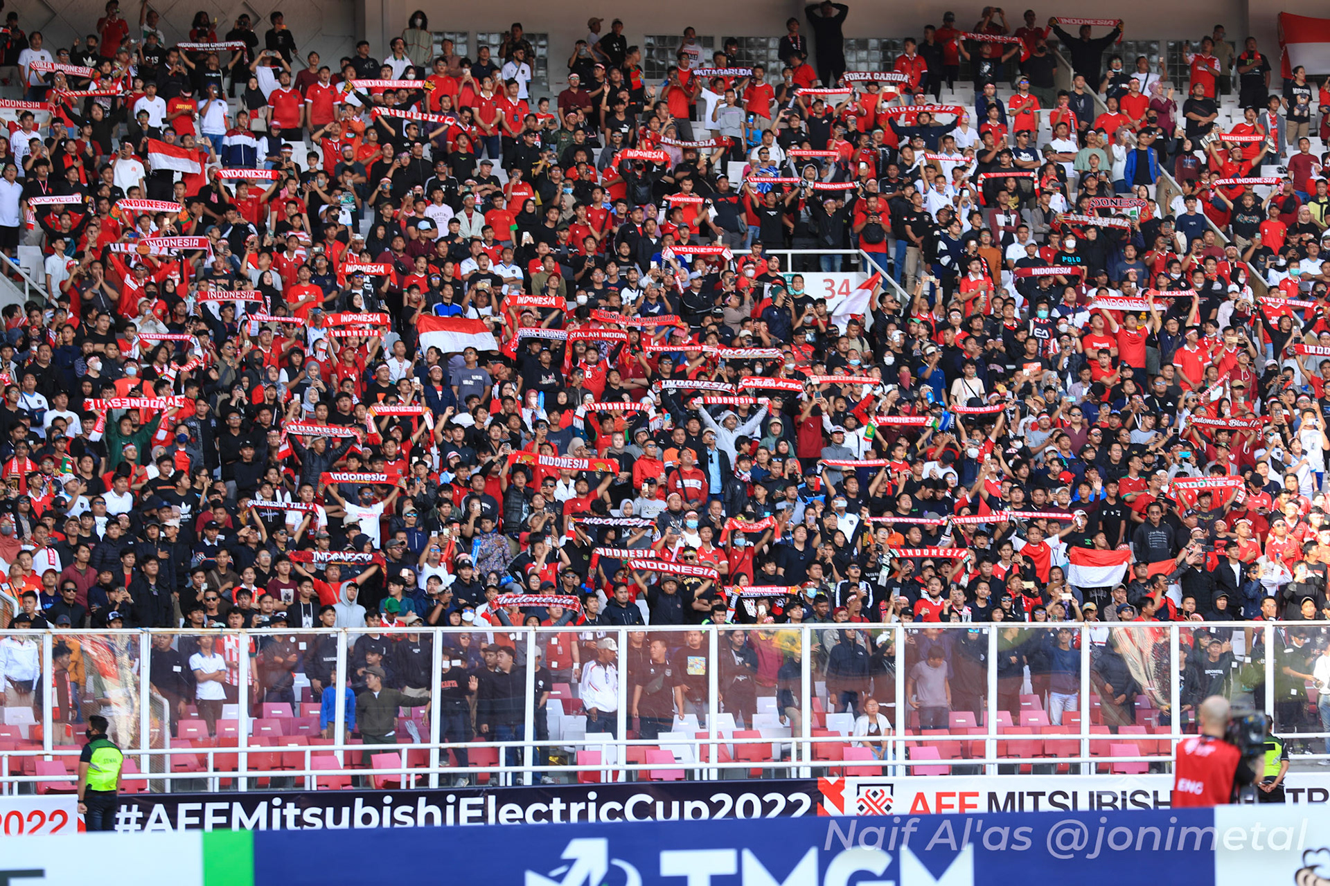 Jumat, 6 Januari 2022. AFF2022 - Semifinal, Leg 1 - Indonesia 0-0 Vietnam di Stadion Utama Gelora Bung Karno, Senayan - Jakarta