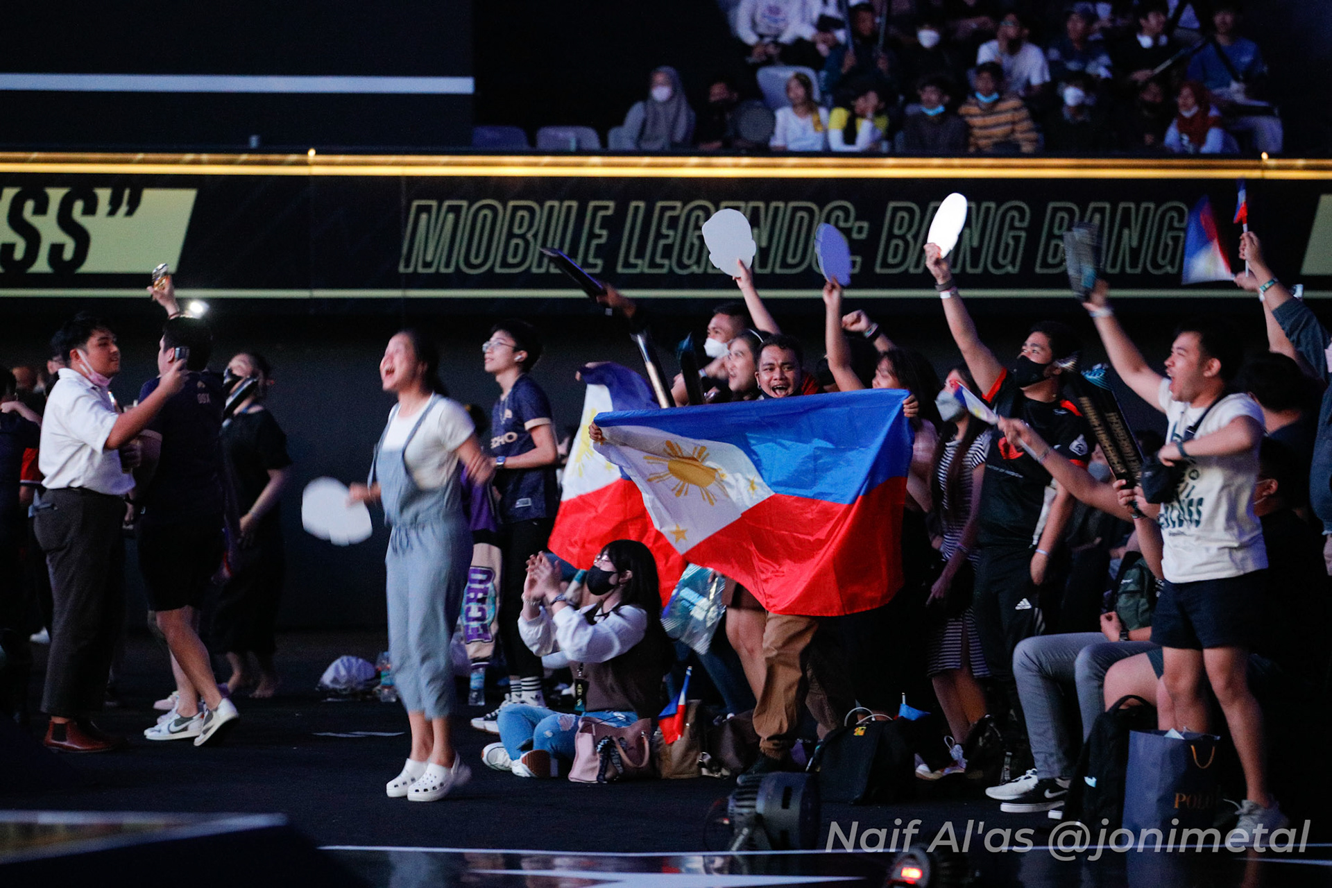 Kamis, 12 Januari 2023 . M4 - Playoff Day 6 - Mobile Legends M4 World Championship di Tennis Indoor Senayan, Jakarta