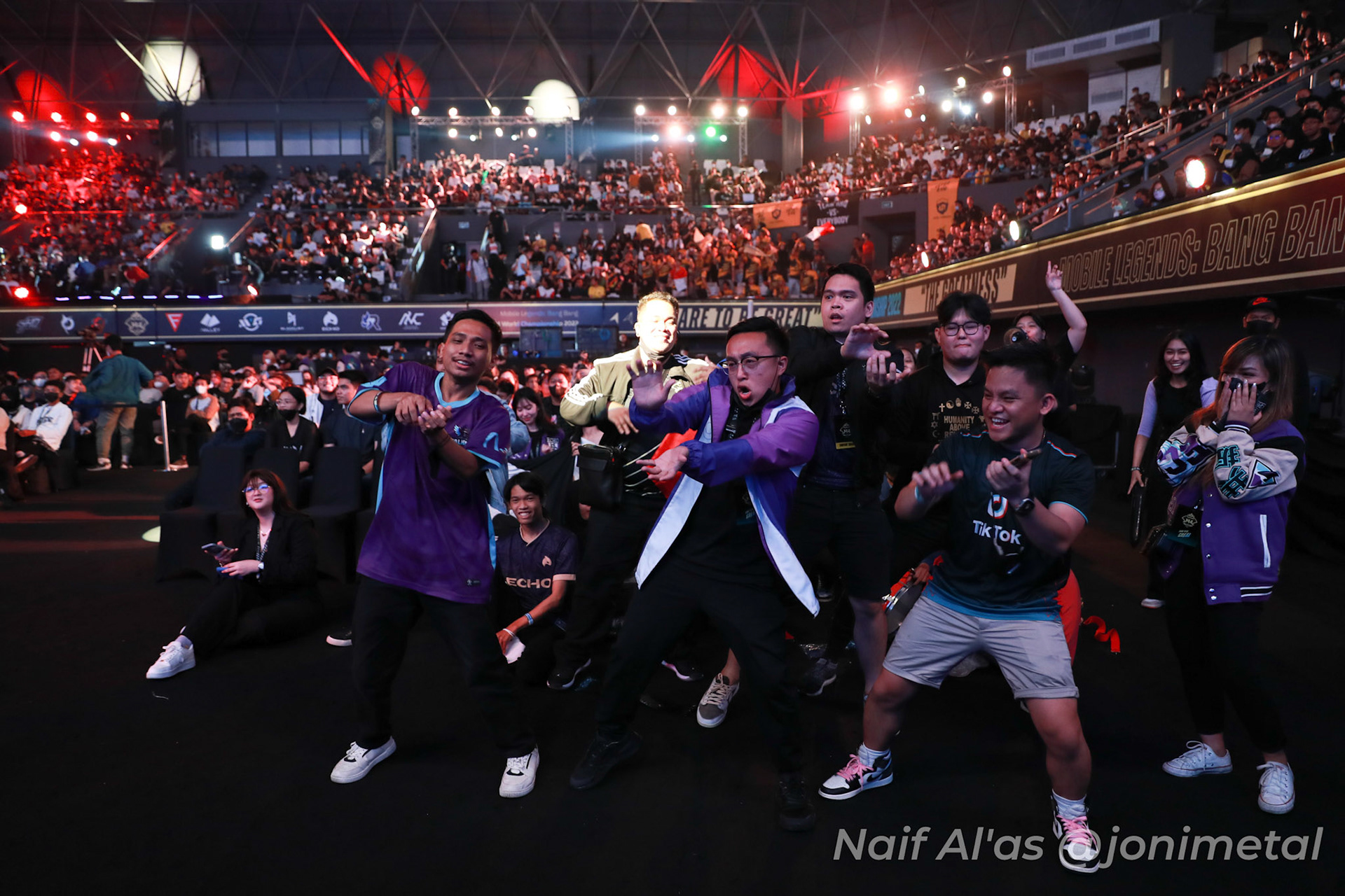 Sabtu, 14 Januari 2023. M4 - Playoff Day 8 - Mobile Legends M4 World Championship di Tennis Indoor Senayan, Jakarta