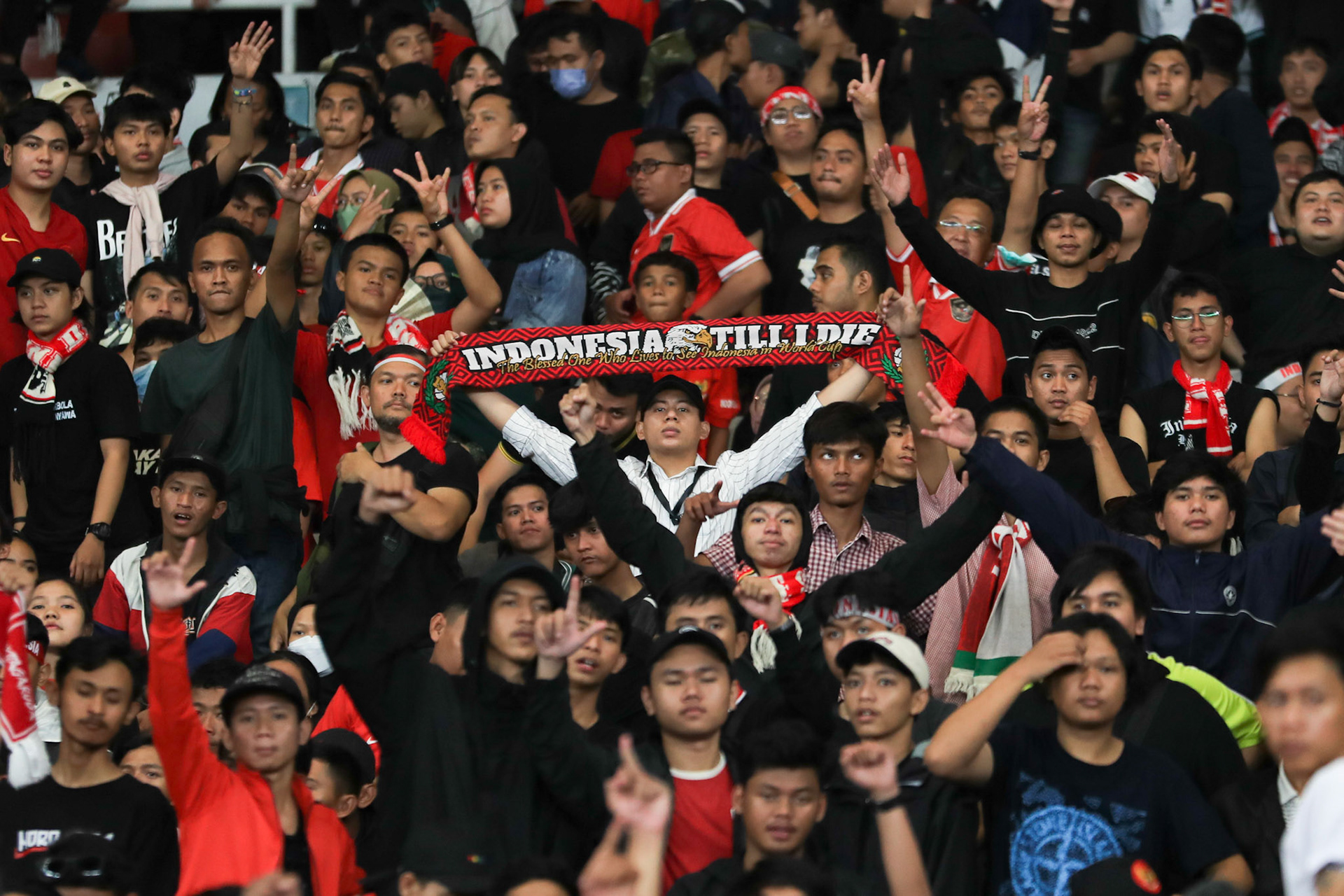 Kamis, 29 Desember 2022. AFF2022 - Group A - Indonesia 1-1 Thailand di Stadion Utama Gelora Bung Karno, Senayan - Jakarta