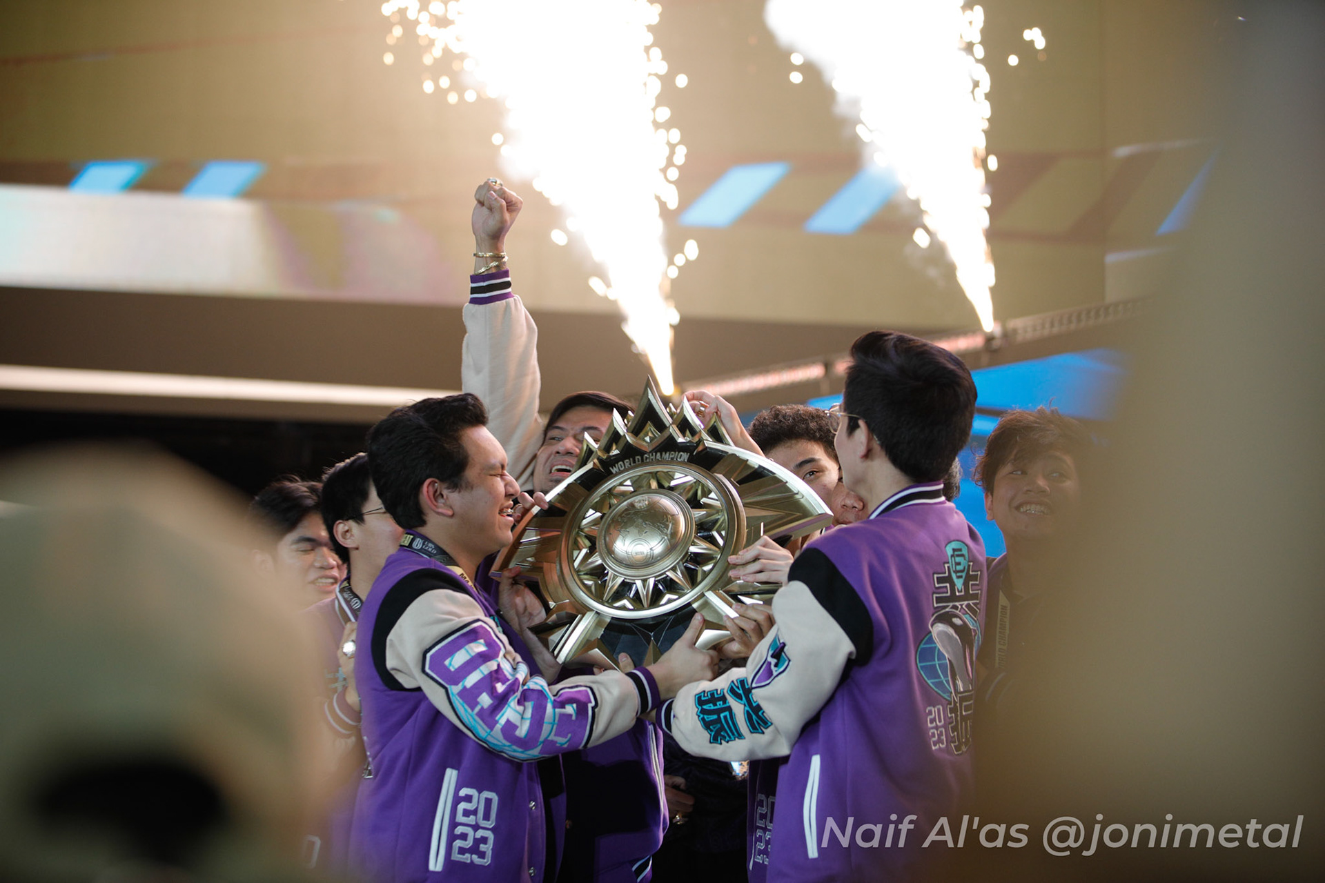 Minggu, 15 Januari 2023. M4 - Playoff Day 9 - Mobile Legends M4 World Championship di Tennis Indoor Senayan, Jakarta