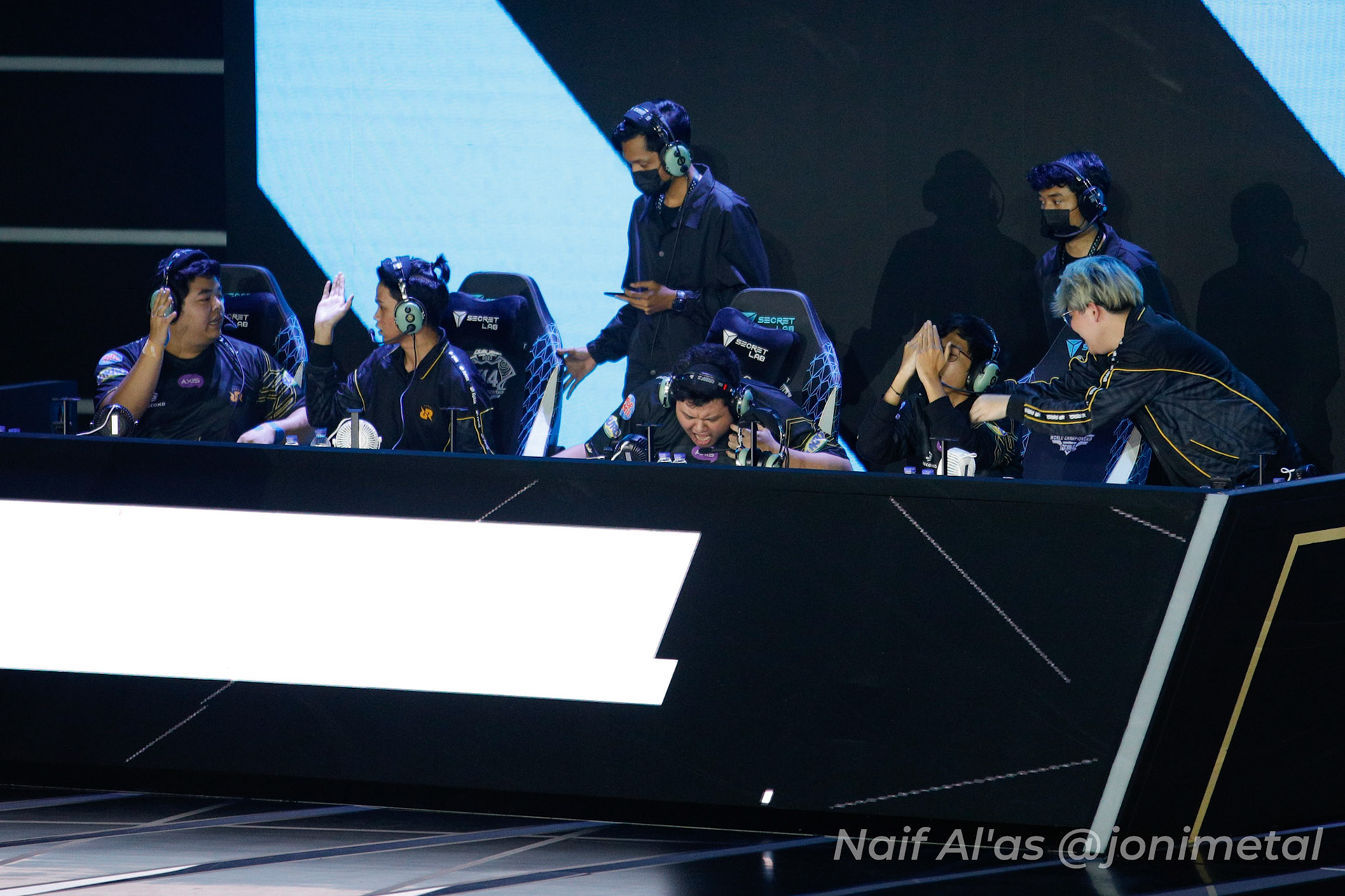 Sabtu, 14 Januari 2023. M4 - Playoff Day 8 - Mobile Legends M4 World Championship di Tennis Indoor Senayan, Jakarta