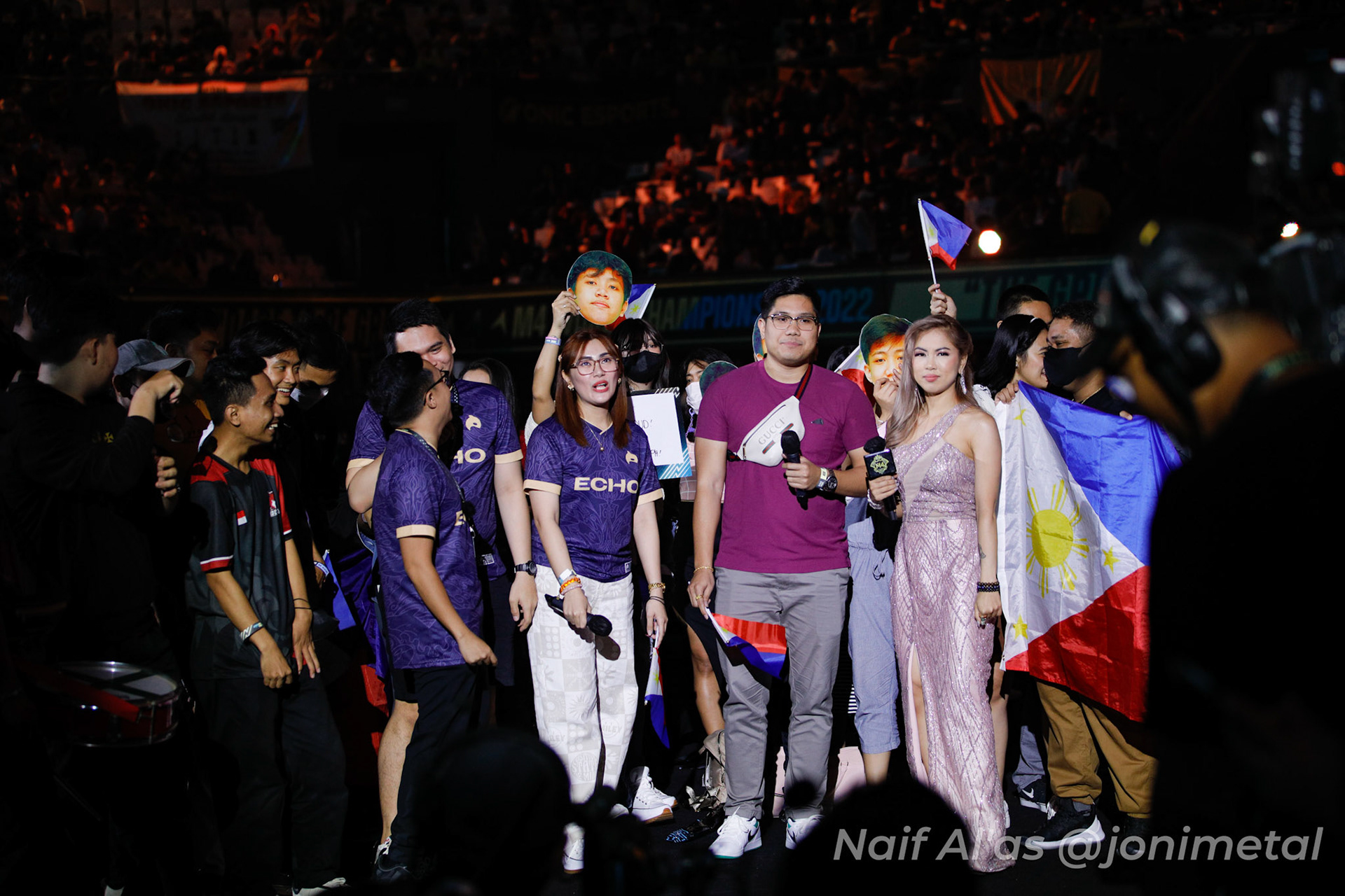 Kamis, 12 Januari 2023 . M4 - Playoff Day 6 - Mobile Legends M4 World Championship di Tennis Indoor Senayan, Jakarta