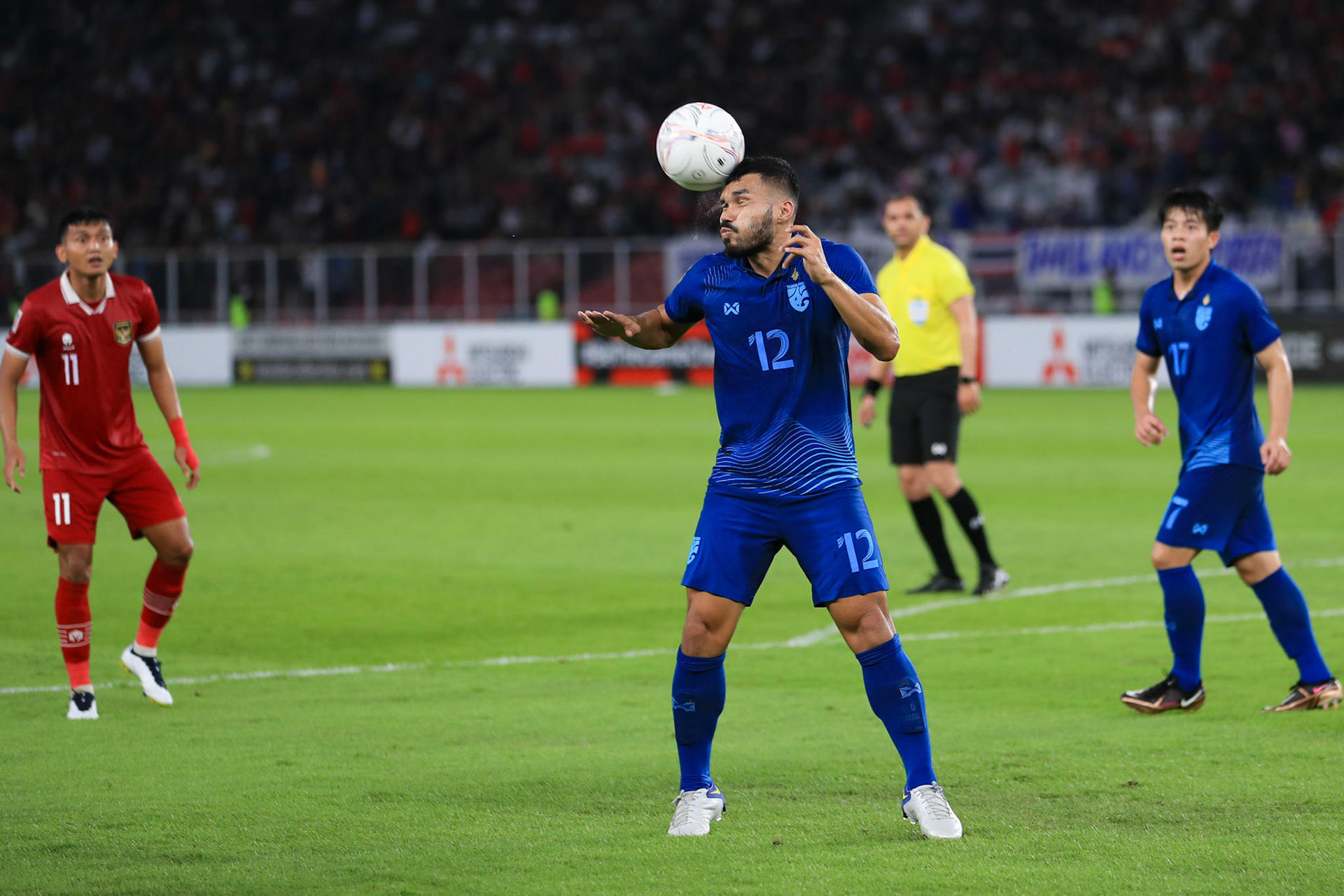 Kamis, 29 Desember 2022. AFF2022 - Group A - Indonesia 1-1 Thailand di Stadion Utama Gelora Bung Karno, Senayan - Jakarta