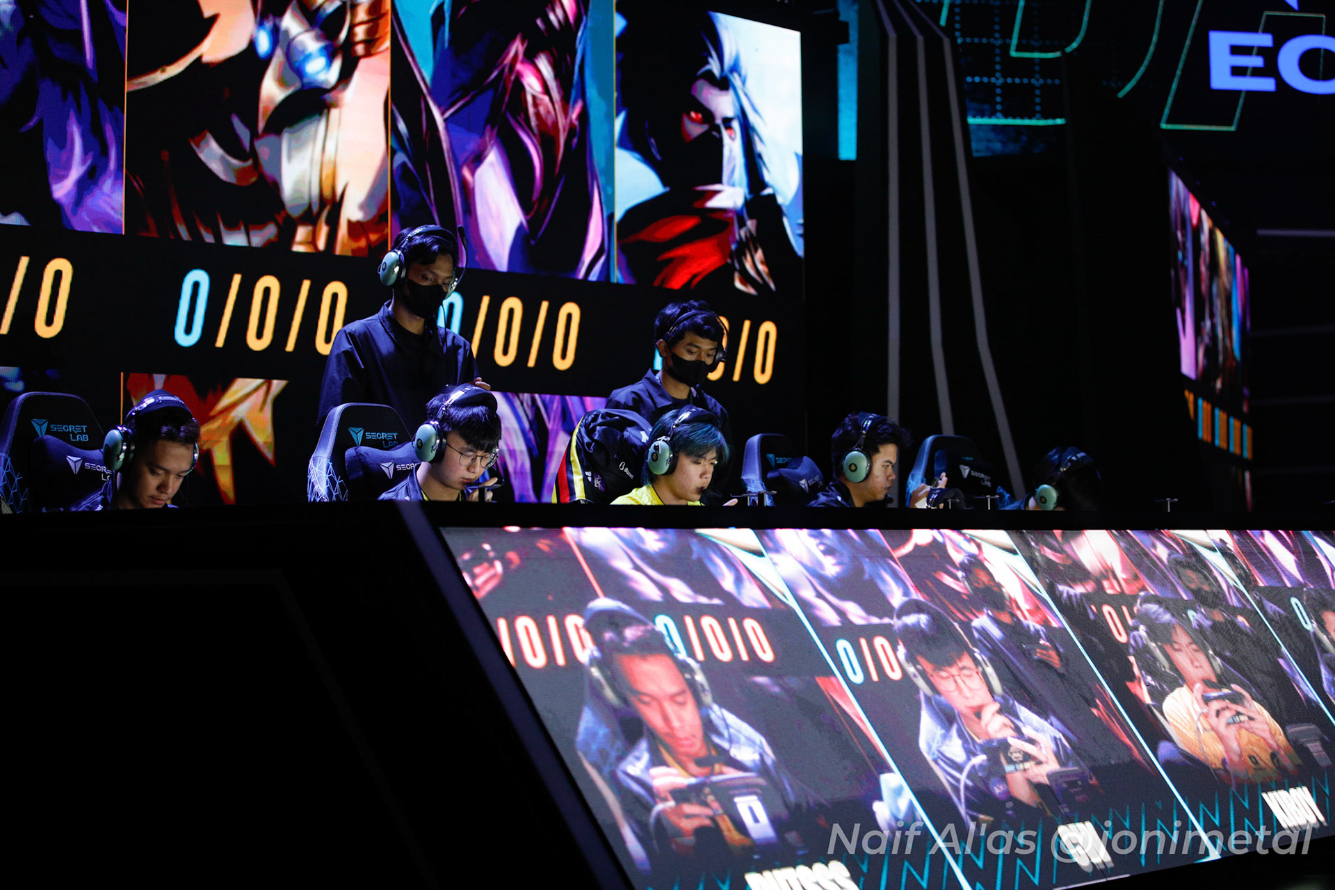 Kamis, 12 Januari 2023 . M4 - Playoff Day 6 - Mobile Legends M4 World Championship di Tennis Indoor Senayan, Jakarta