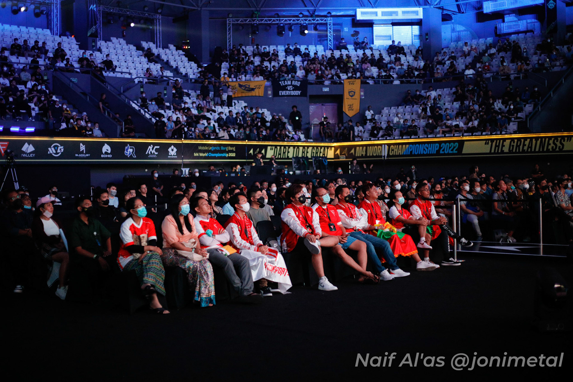 Jumat, 14 Januari 2023. M4 - Playoff Day 7 - Mobile Legends M4 World Championship di Tennis Indoor Senayan, Jakarta