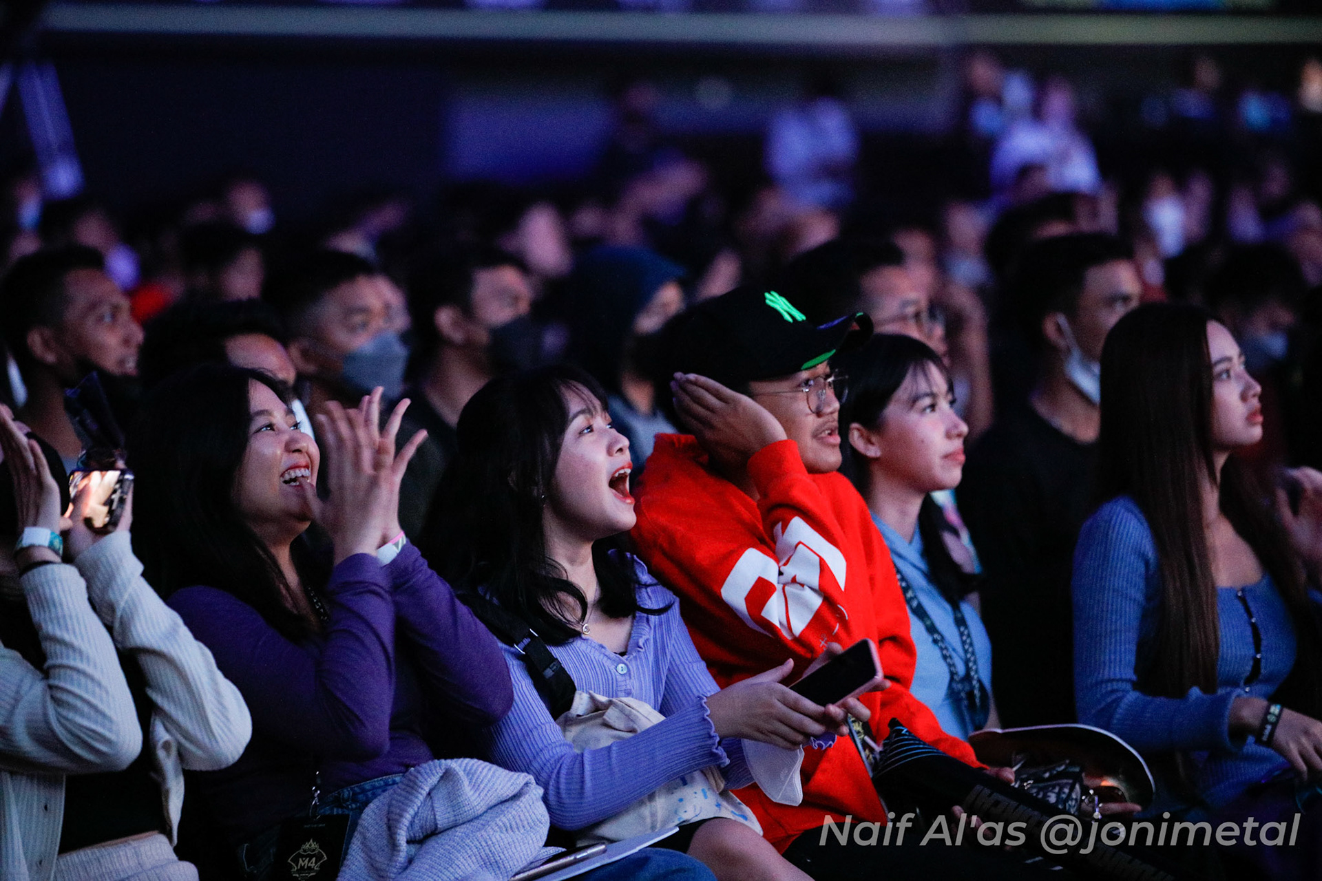 Kamis, 12 Januari 2023 . M4 - Playoff Day 6 - Mobile Legends M4 World Championship di Tennis Indoor Senayan, Jakarta