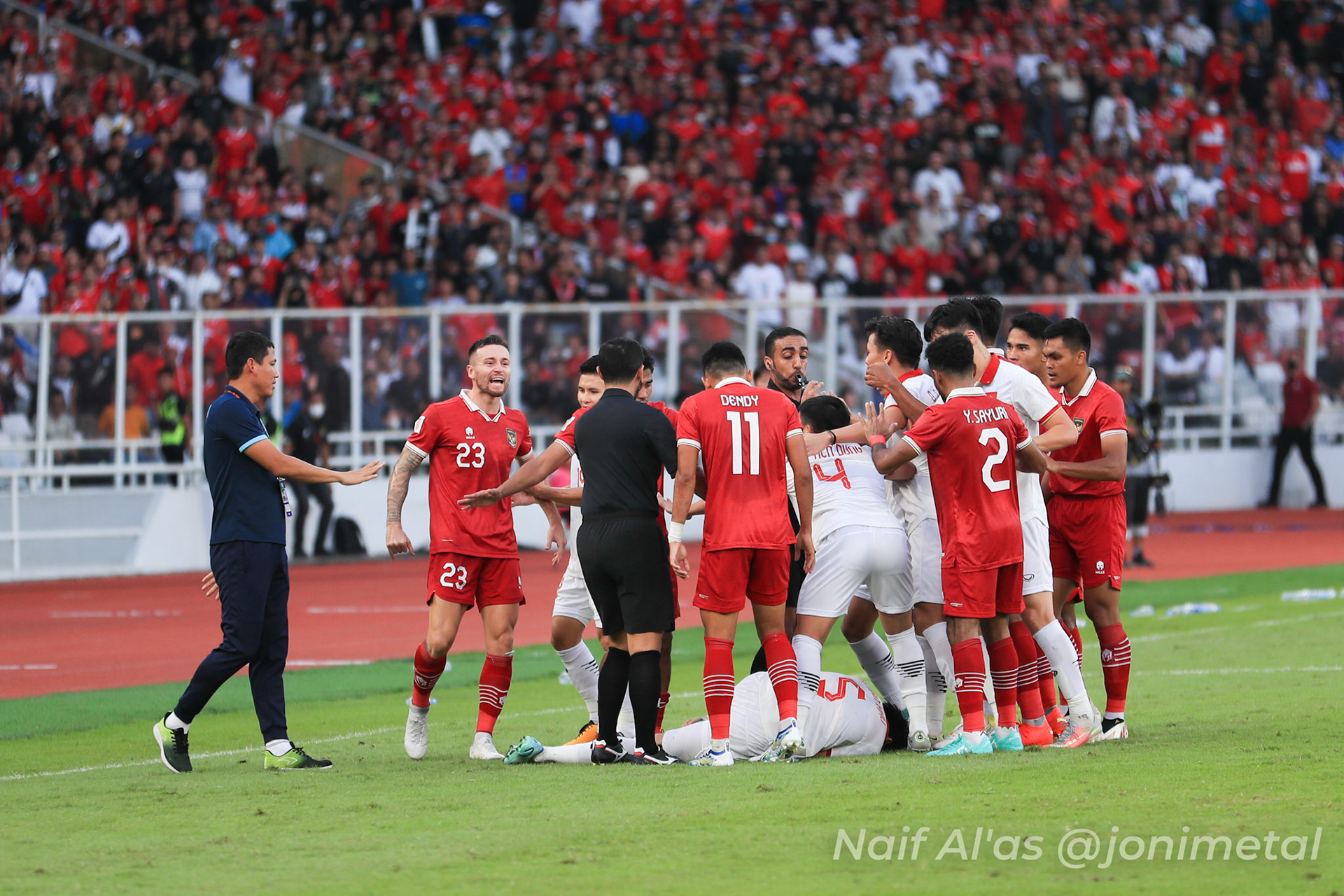 Jumat, 6 Januari 2022. AFF2022 - Semifinal, Leg 1 - Indonesia 0-0 Vietnam di Stadion Utama Gelora Bung Karno, Senayan - Jakarta