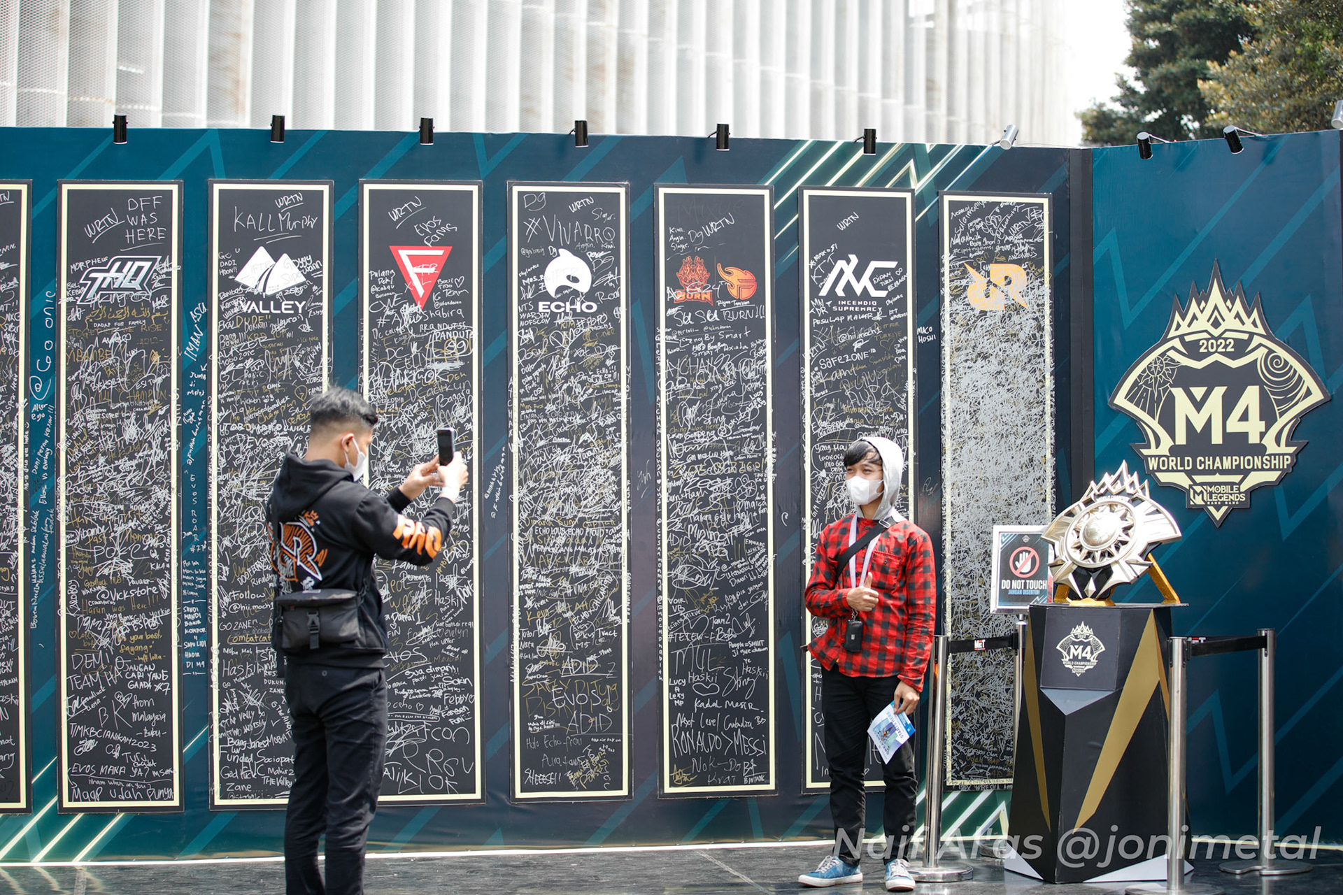 Sabtu, 14 Januari 2023. M4 - Playoff Day 8 - Mobile Legends M4 World Championship di Tennis Indoor Senayan, Jakarta