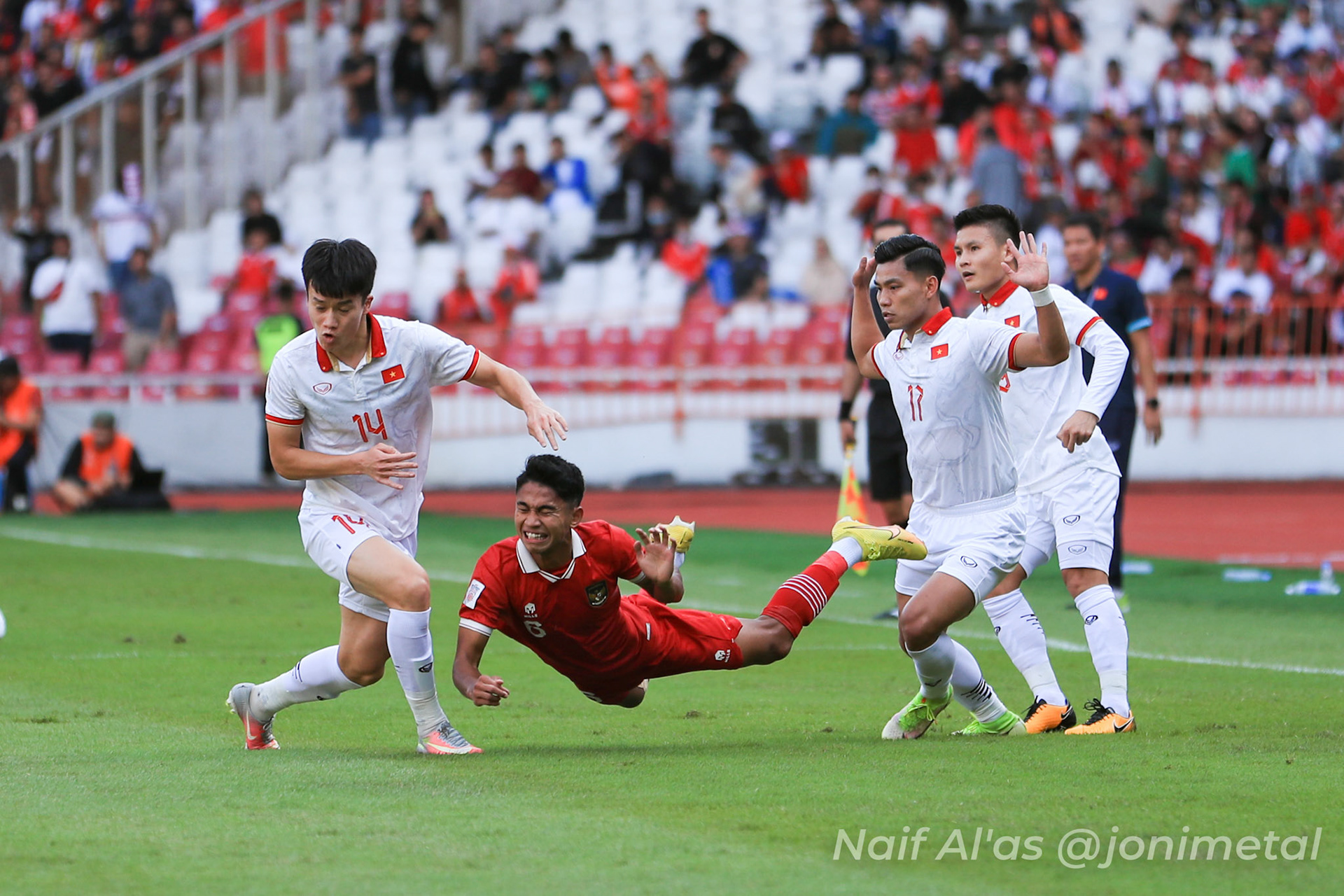 Jumat, 6 Januari 2022. AFF2022 - Semifinal, Leg 1 - Indonesia 0-0 Vietnam di Stadion Utama Gelora Bung Karno, Senayan - Jakarta