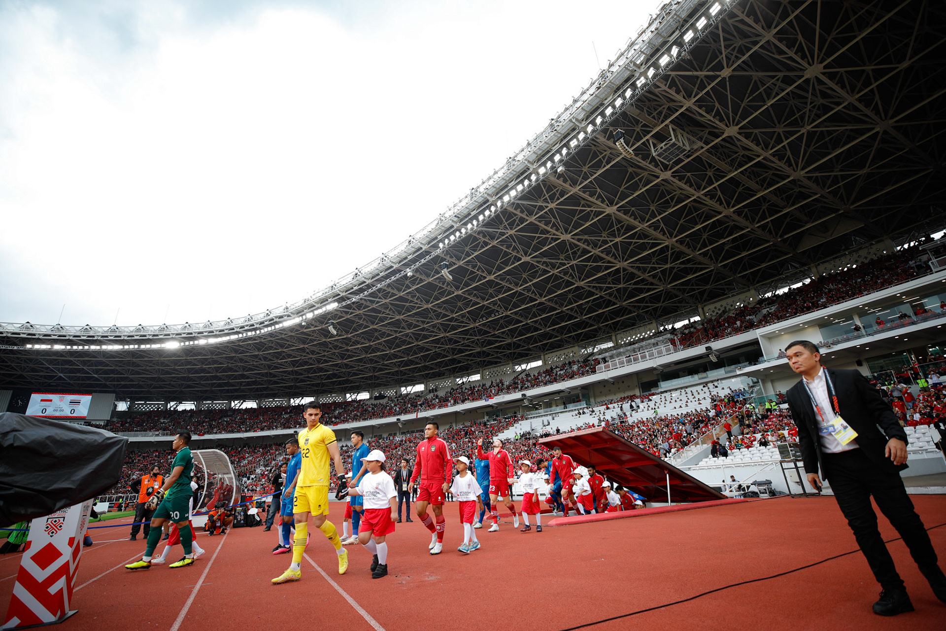 Kamis, 29 Desember 2022. AFF2022 - Group A - Indonesia 1-1 Thailand di Stadion Utama Gelora Bung Karno, Senayan - Jakarta