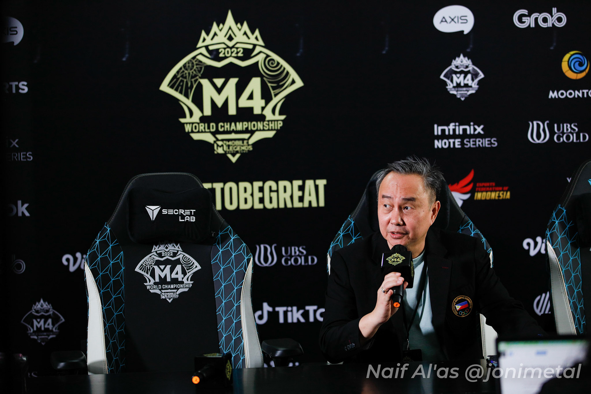 Minggu, 15 Januari 2023. M4 - Playoff Day 9 - Mobile Legends M4 World Championship di Tennis Indoor Senayan, Jakarta