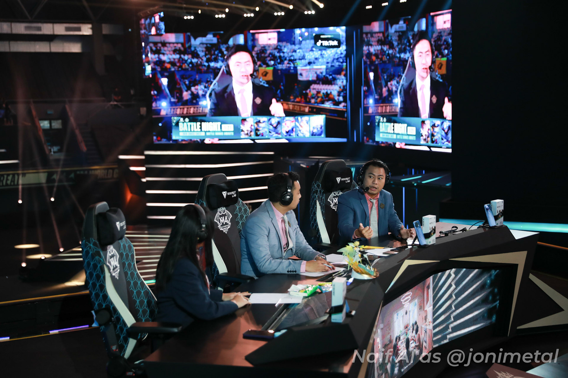 Sabtu, 14 Januari 2023. M4 - Playoff Day 8 - Mobile Legends M4 World Championship di Tennis Indoor Senayan, Jakarta